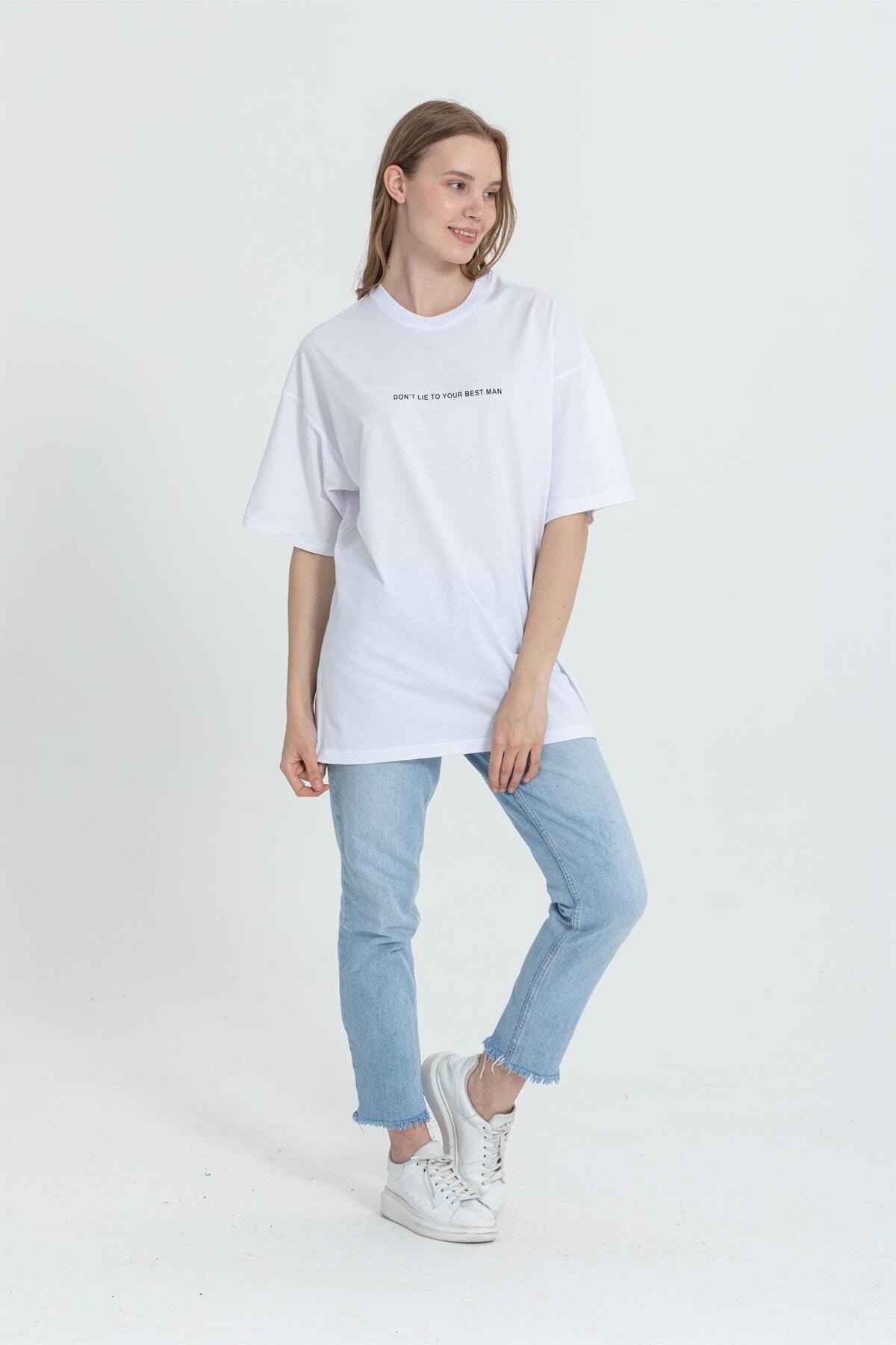 تیشرت چاپی یقه پشتی R-5714