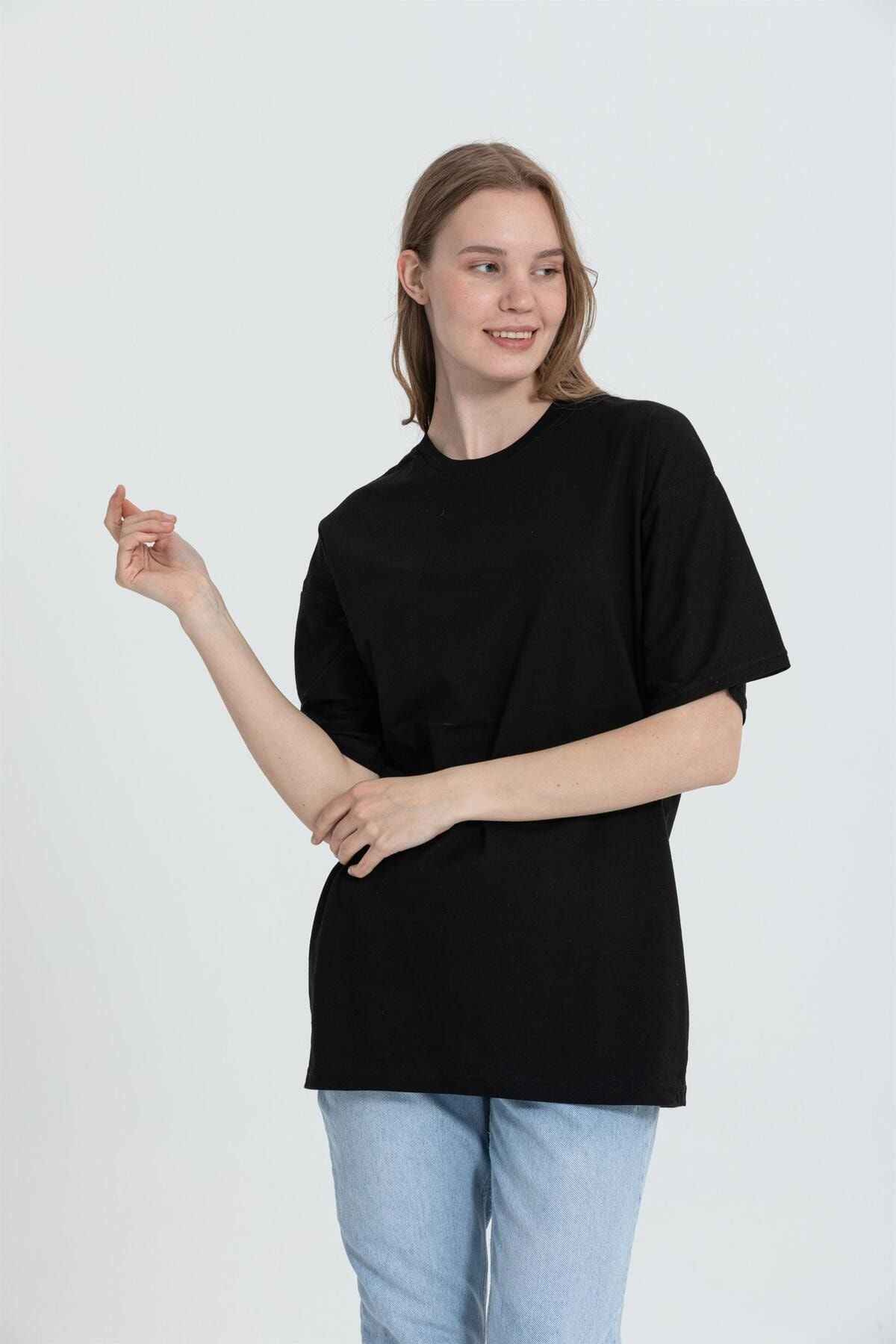 تیشرت چاپی جمجمه پشتی سایز بزرگ R-5741