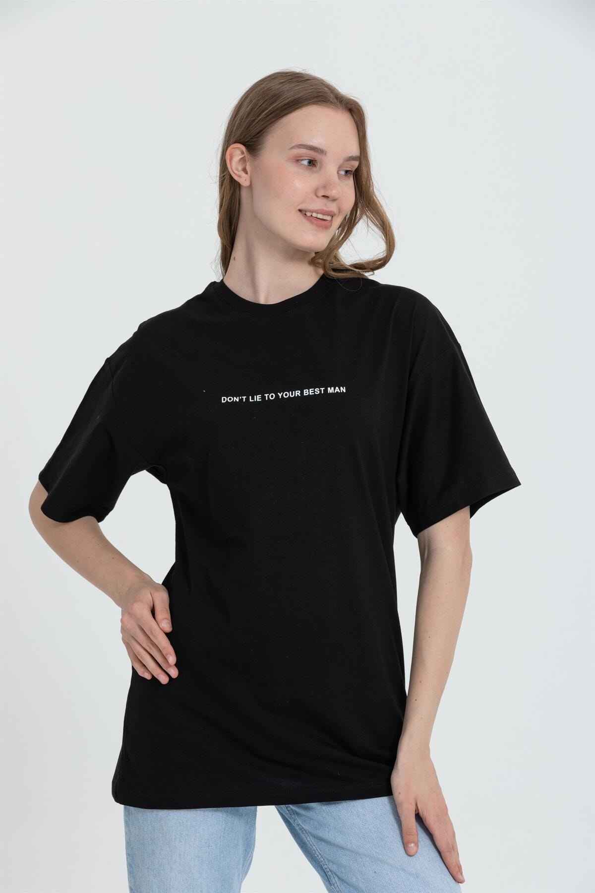 تیشرت چاپی یقه پشتی R-5714