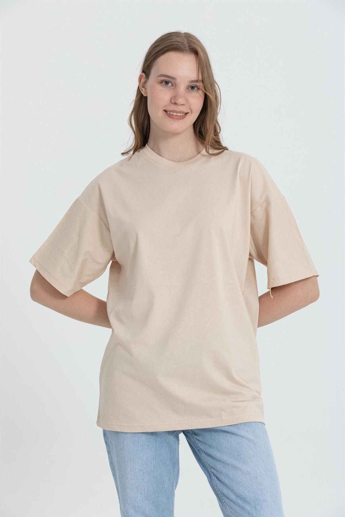 تیشرت چاپی جمجمه پشتی سایز بزرگ R-5741