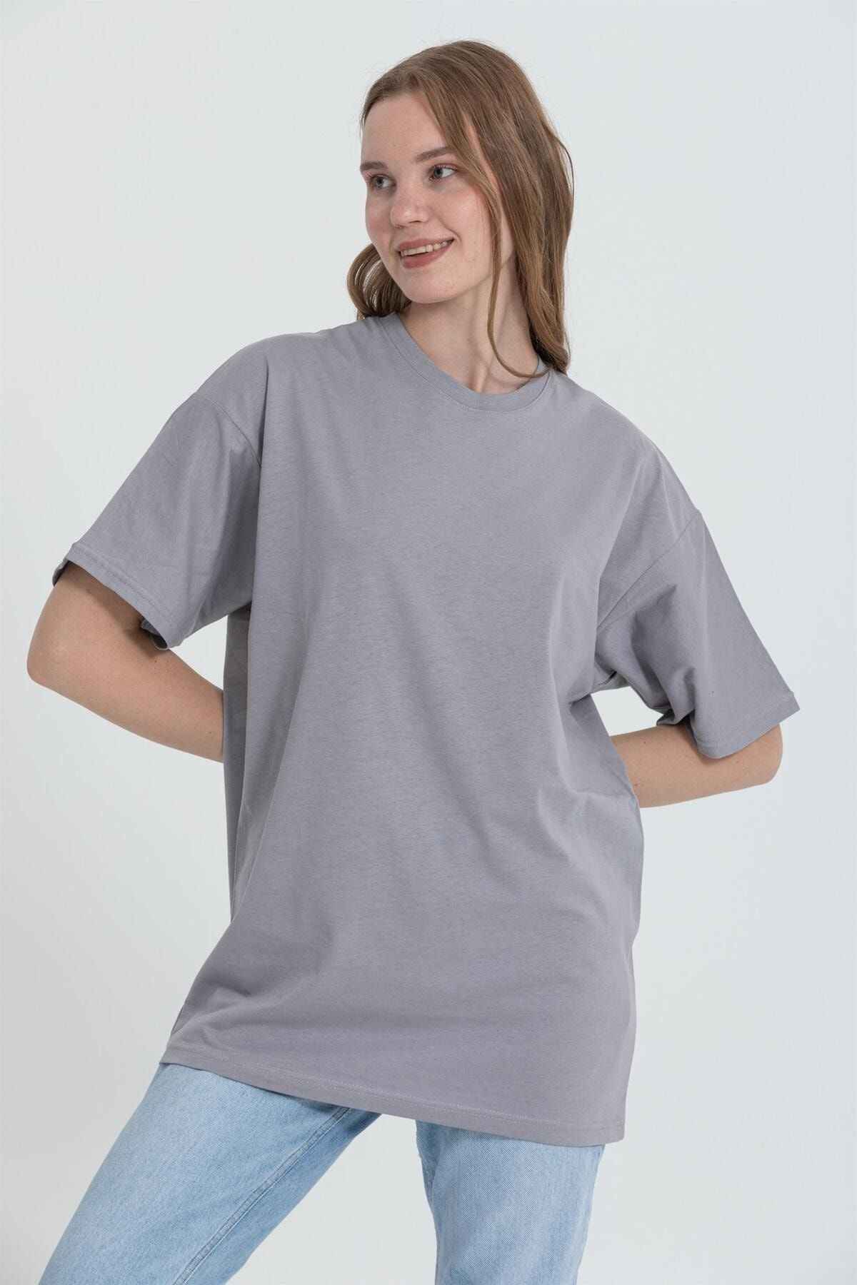 تیشرت چاپی جمجمه پشتی سایز بزرگ R-5741
