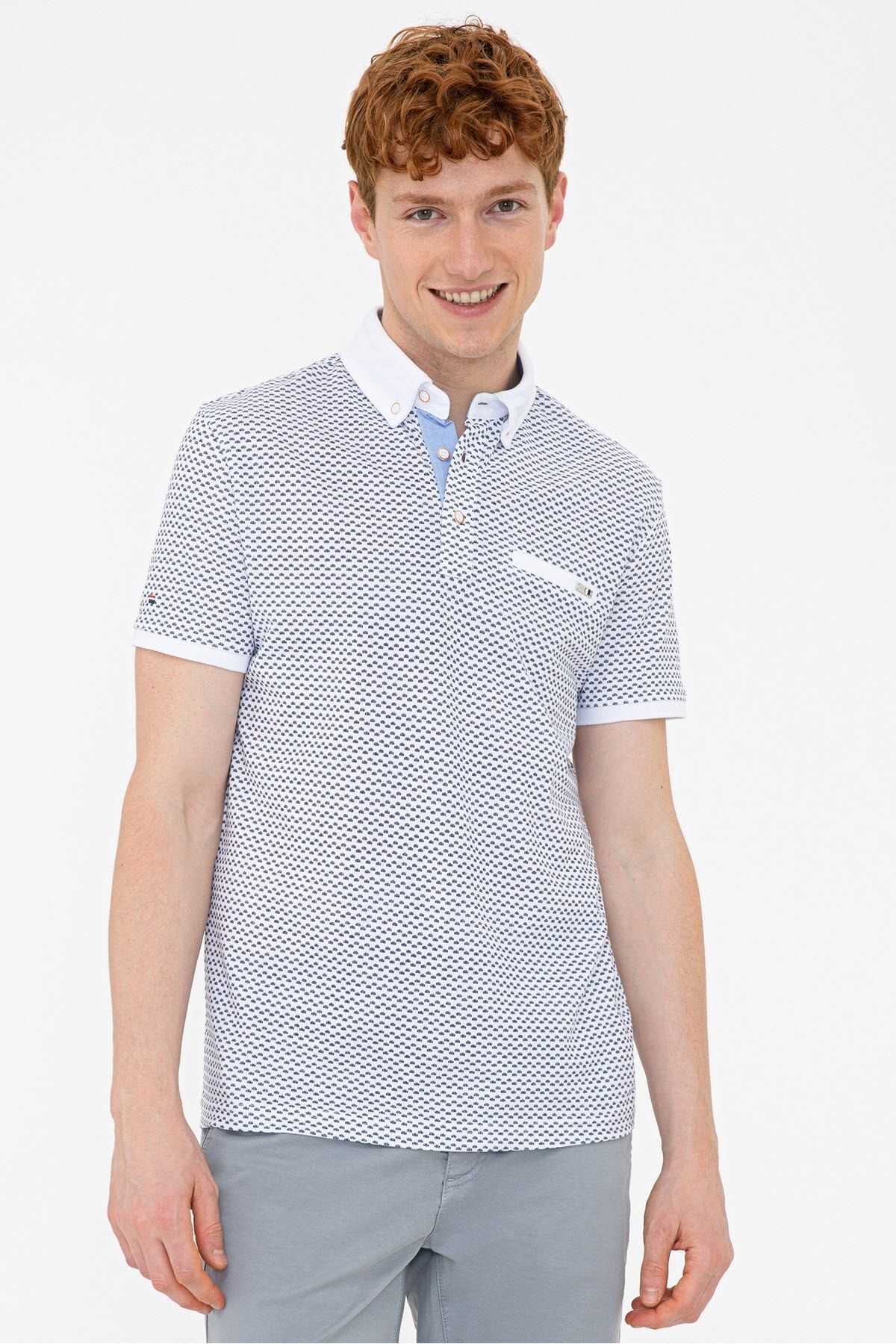 تیشرت مردانه آبی سرمه ای