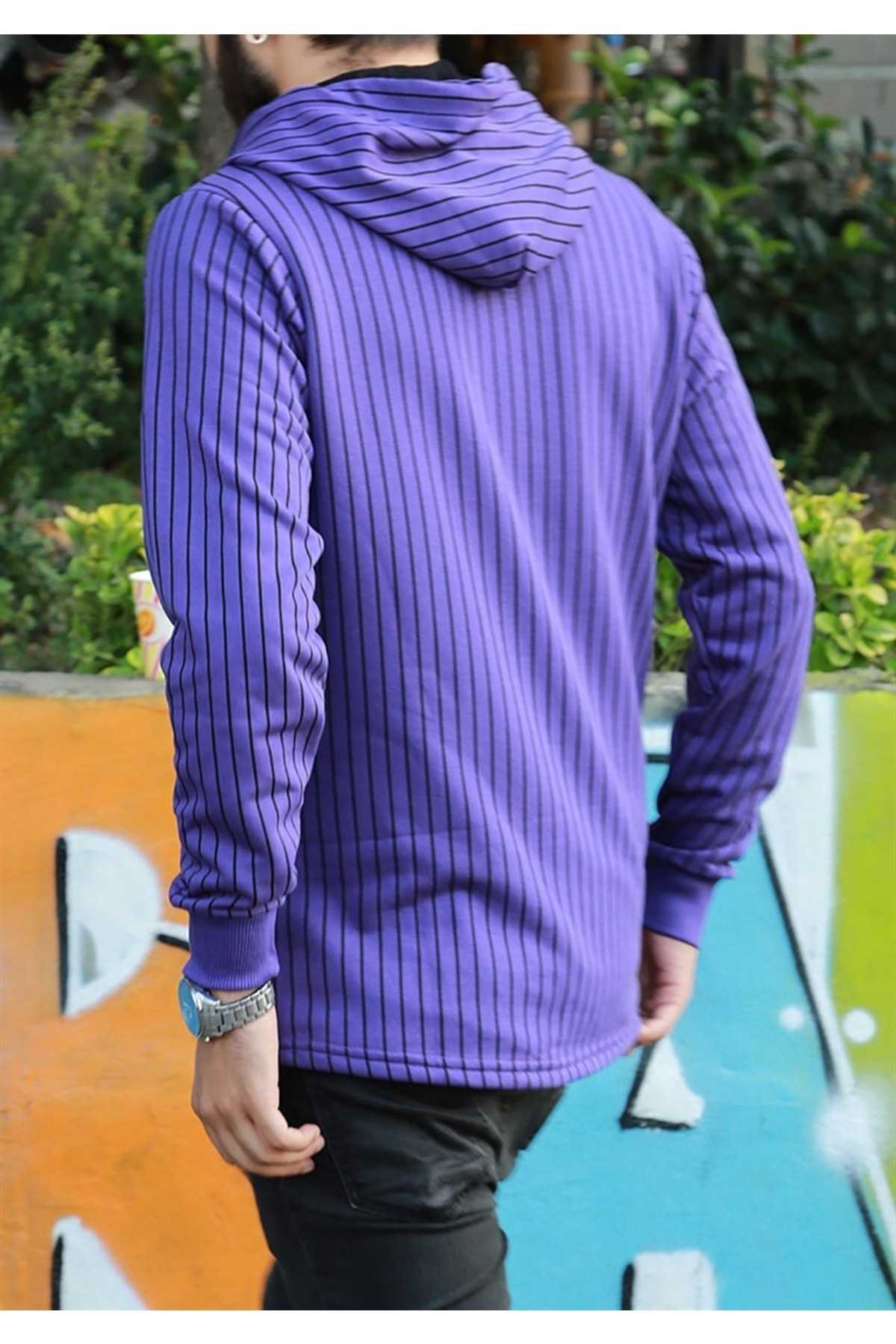 سویشرت خاکی کلاهدار