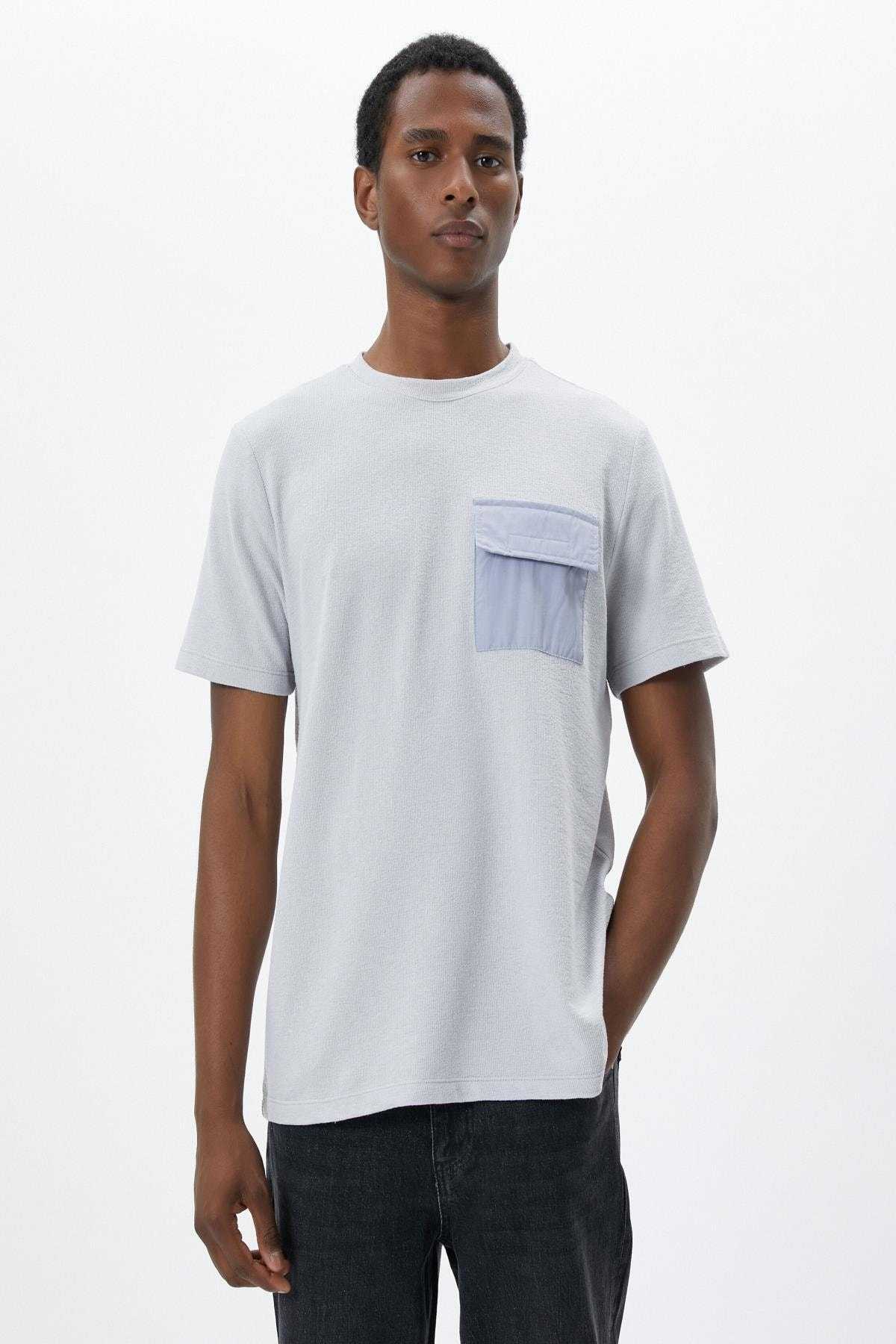 تیشرت مردانه خاکستری