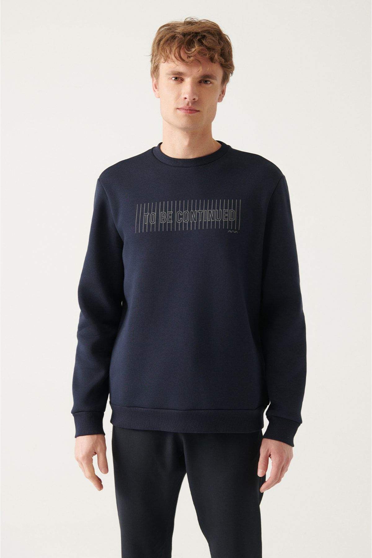 mens-anthracite-crew-neck-3-thread-inside-fleece-printed-standard-fit-regular-fit-sweatshirt-a22y11