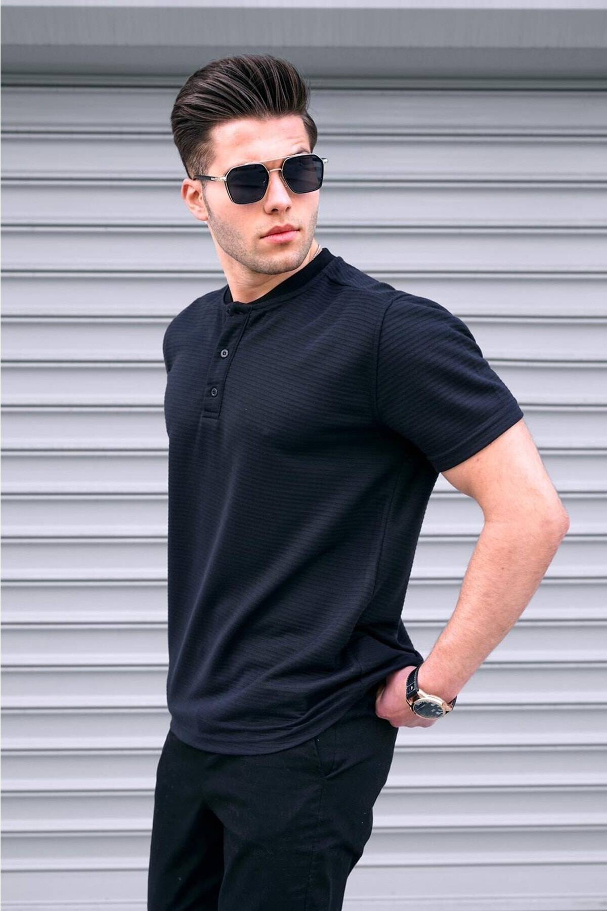 تیشرت مردانه کشباف دودی