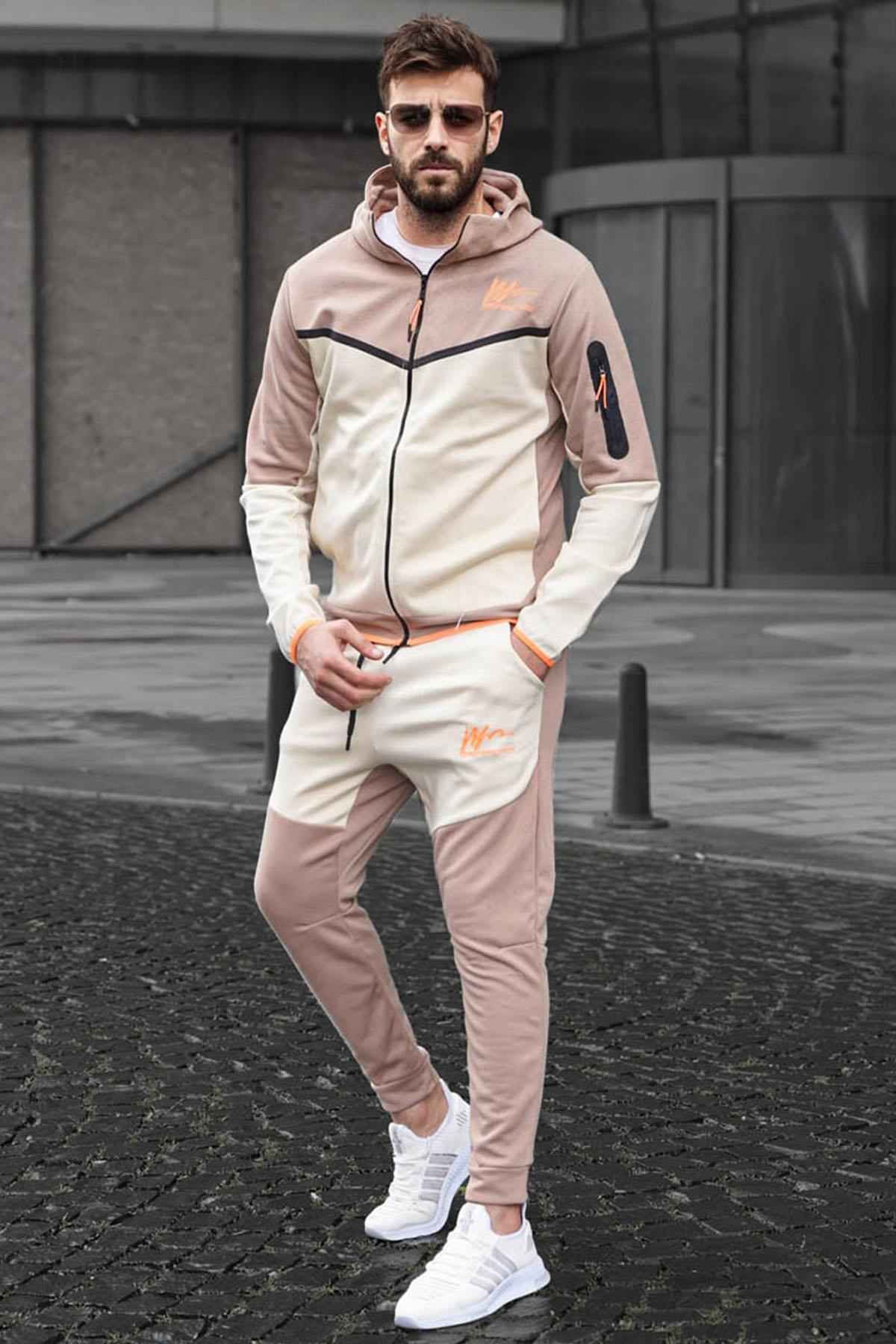 ست لباس ورزشی مردانه بژ