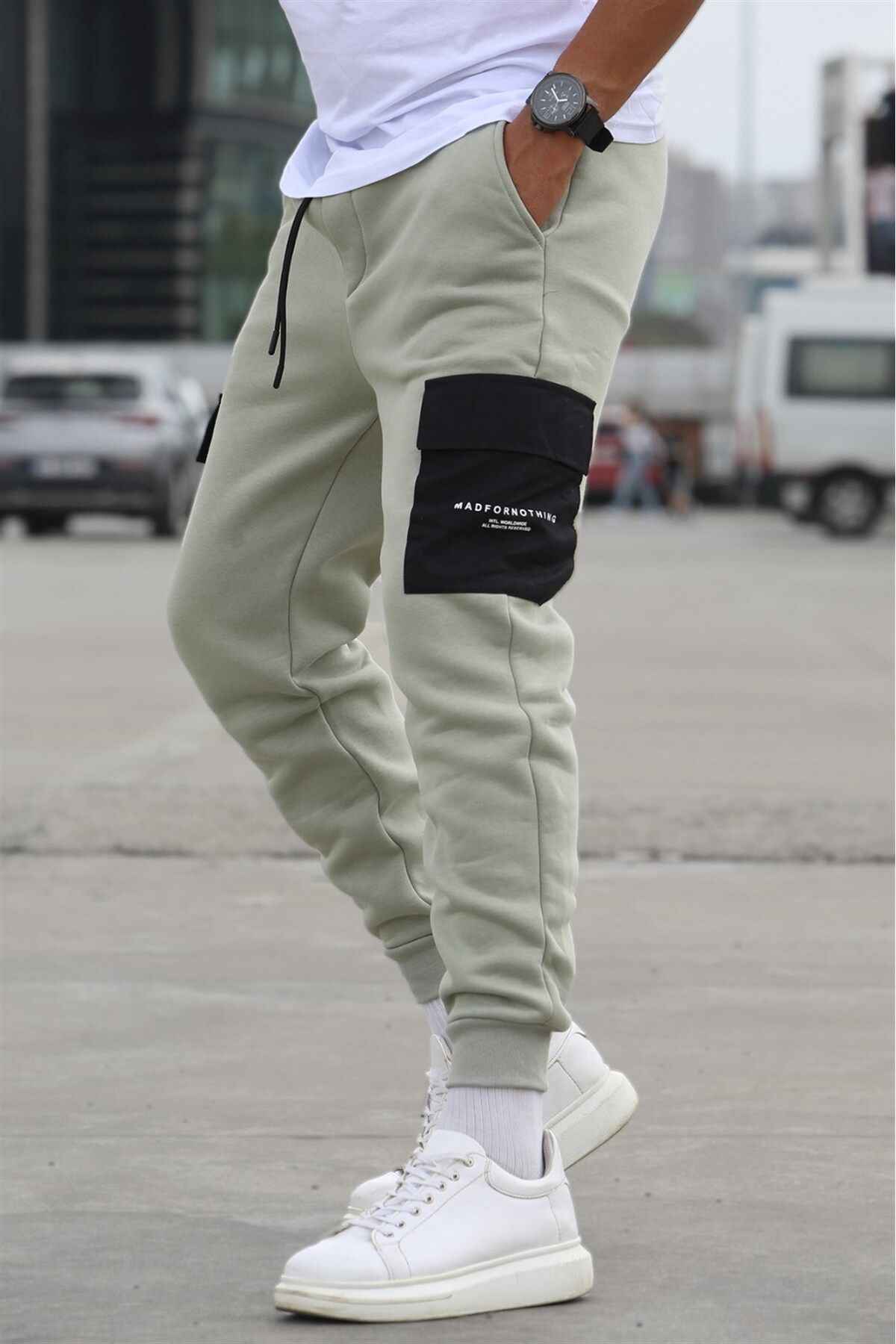 شلوار گرمکن جیبی قرمز کلارت