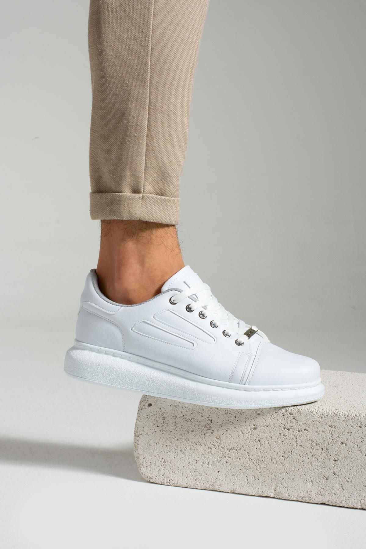 015 رنگ مشکی زیره سفید بند کفش اسپرت مردانه گاه به گاه