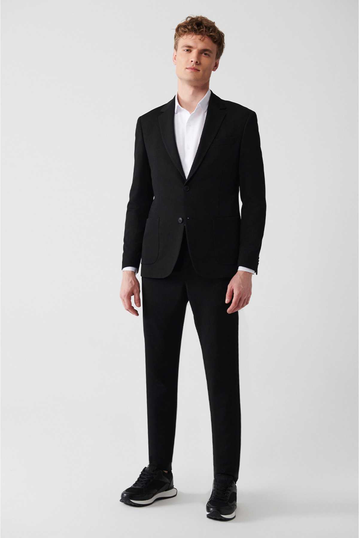 کت بافتنی دوشاخه آستر بژ