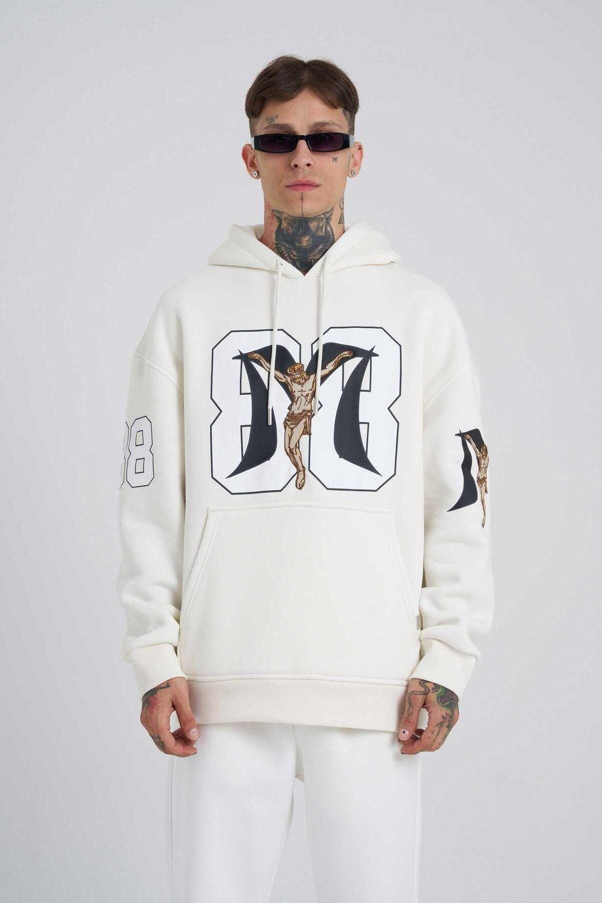 سویشرت مردانه 88 عیسی چاپ سایز بزرگ اکرو