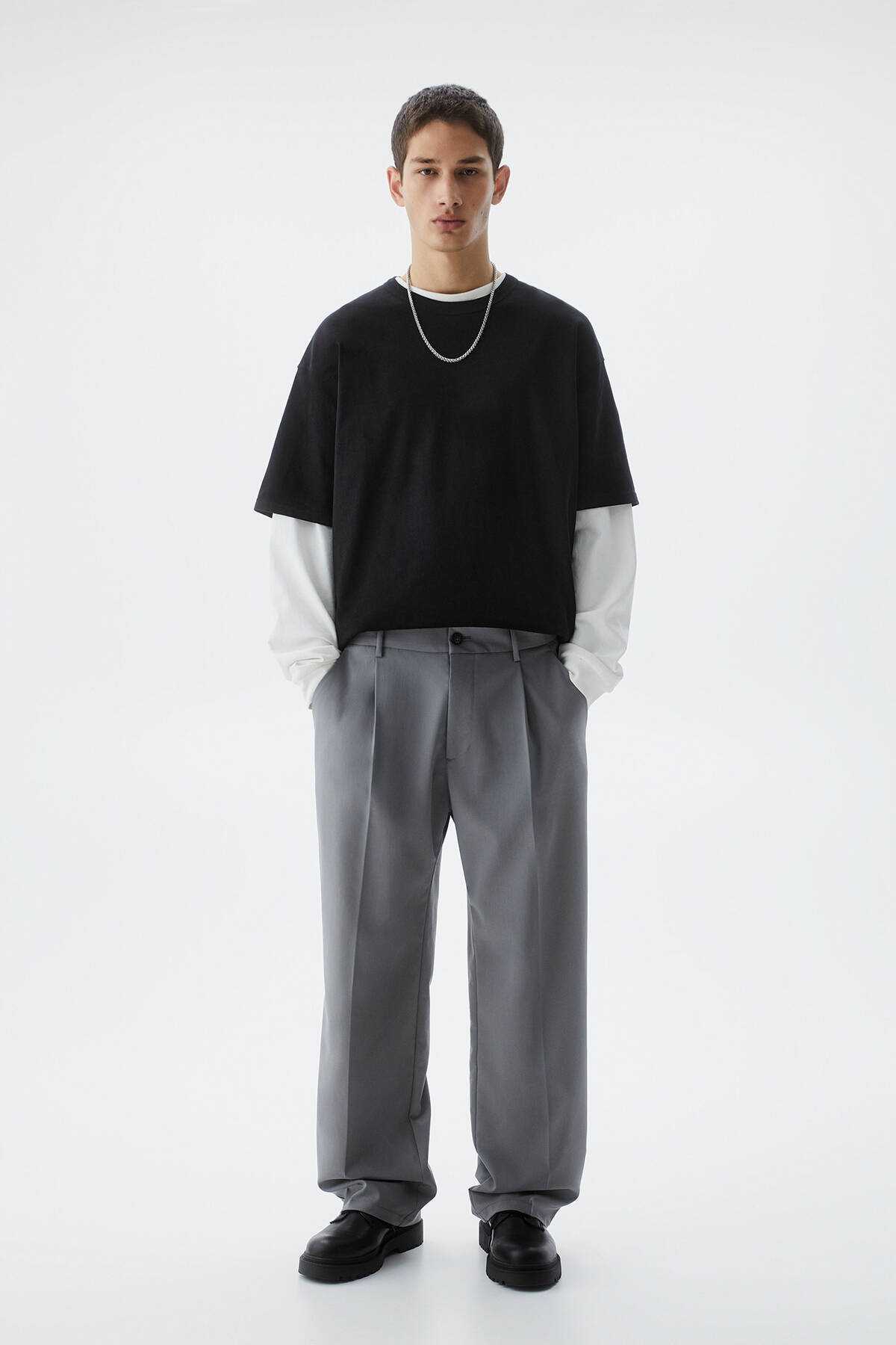 شلوار پارچه ای گشاد