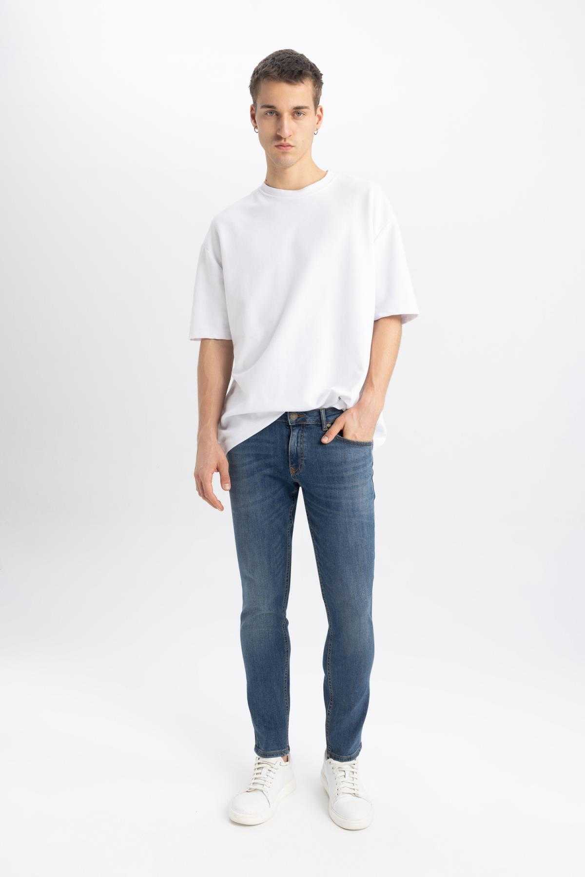 شلوار جین ساق باریک معمولی کارلو اسکینی فیت