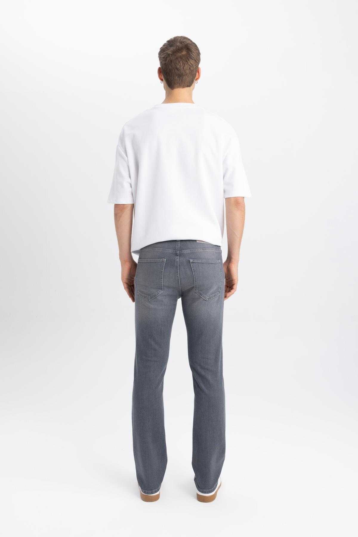 شلوار جین ساق پایی کمر معمولی سرجیو منظم