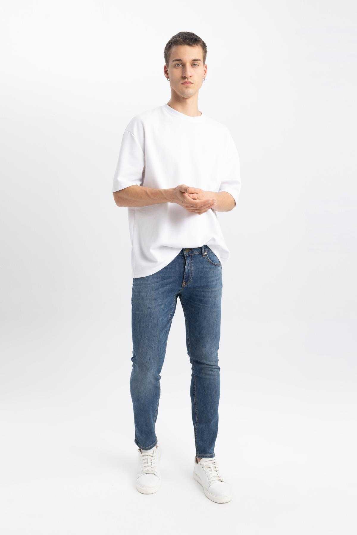 شلوار جین ساق باریک معمولی کارلو اسکینی فیت