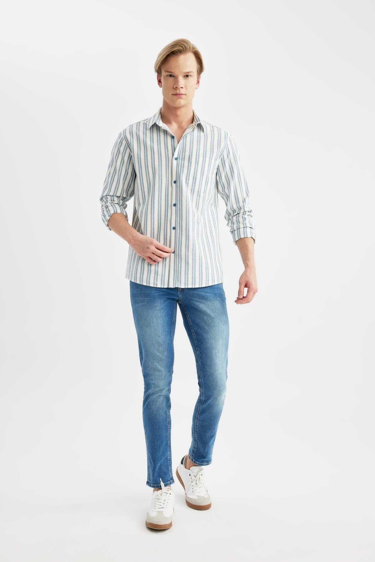 شلوار جین ساق باریک معمولی کارلو اسکینی فیت