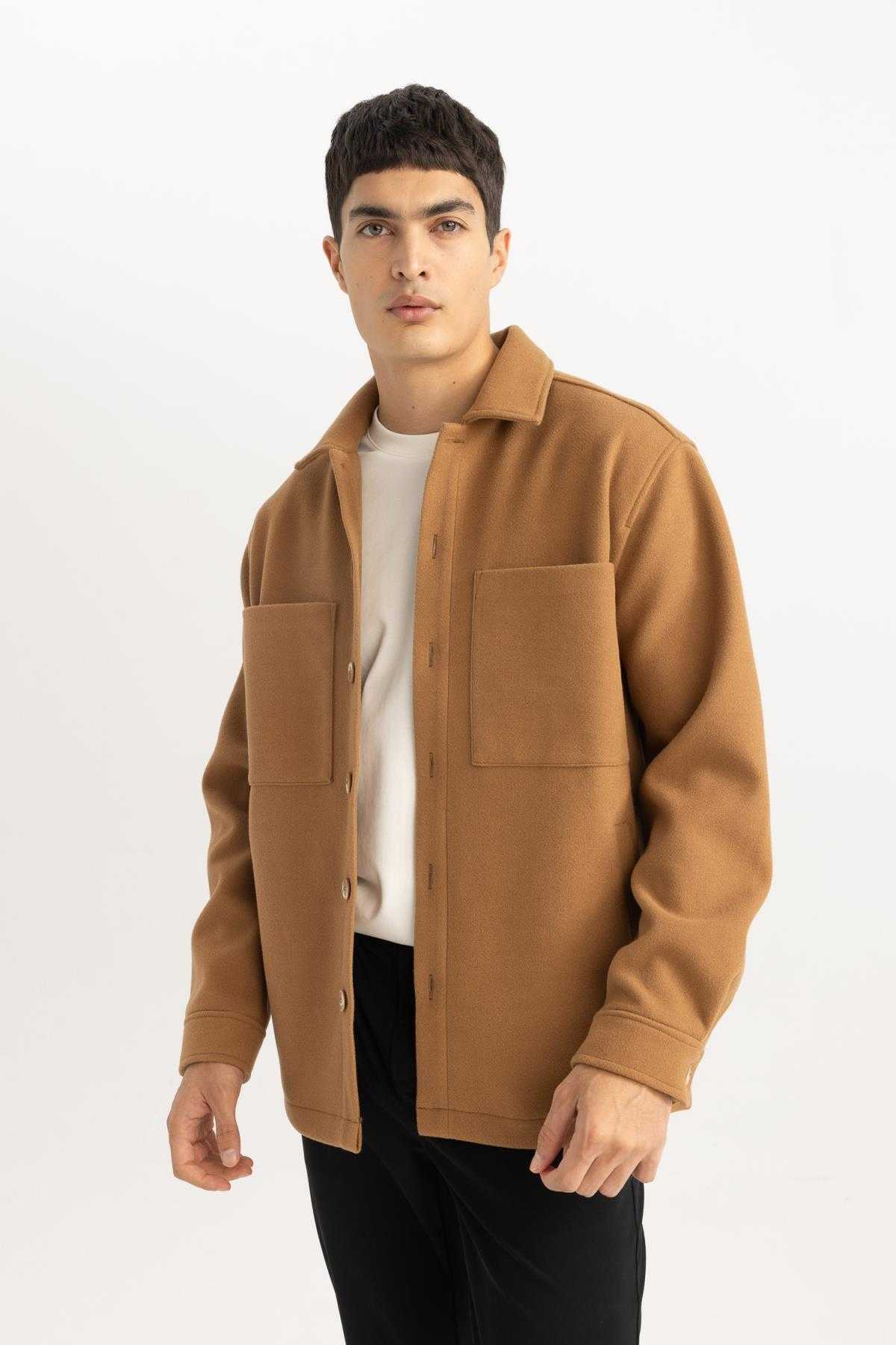 ژاکت پشمی یقه پولو Relax Fit