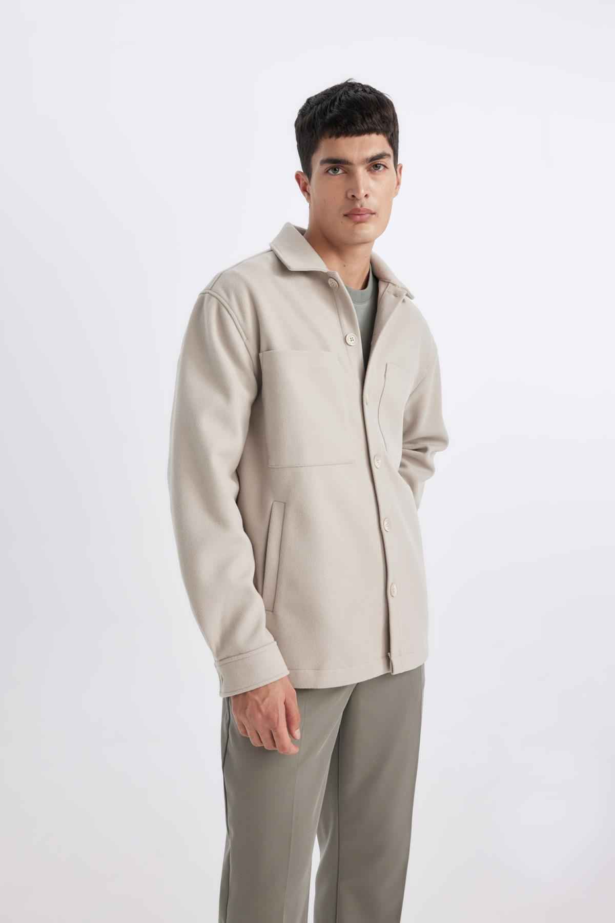 ژاکت پشمی یقه پولو Relax Fit