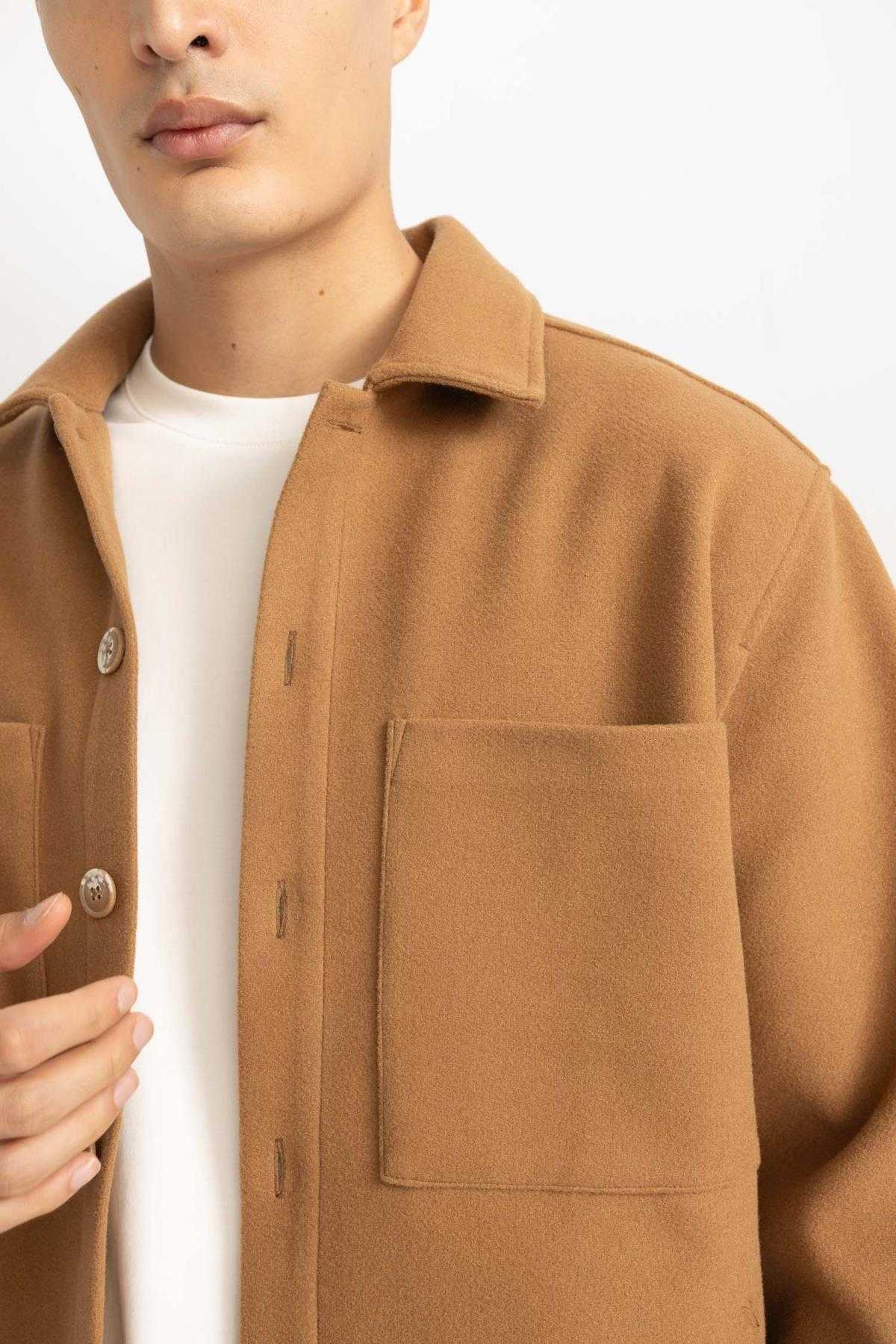 ژاکت پشمی یقه پولو Relax Fit