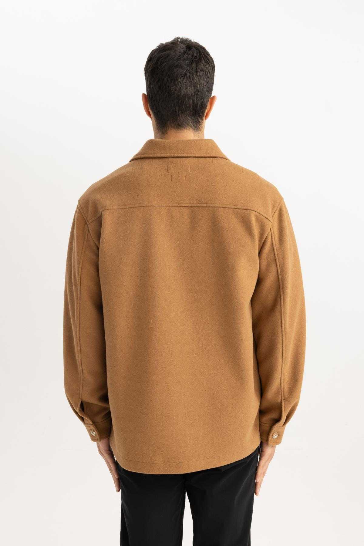 ژاکت پشمی یقه پولو Relax Fit