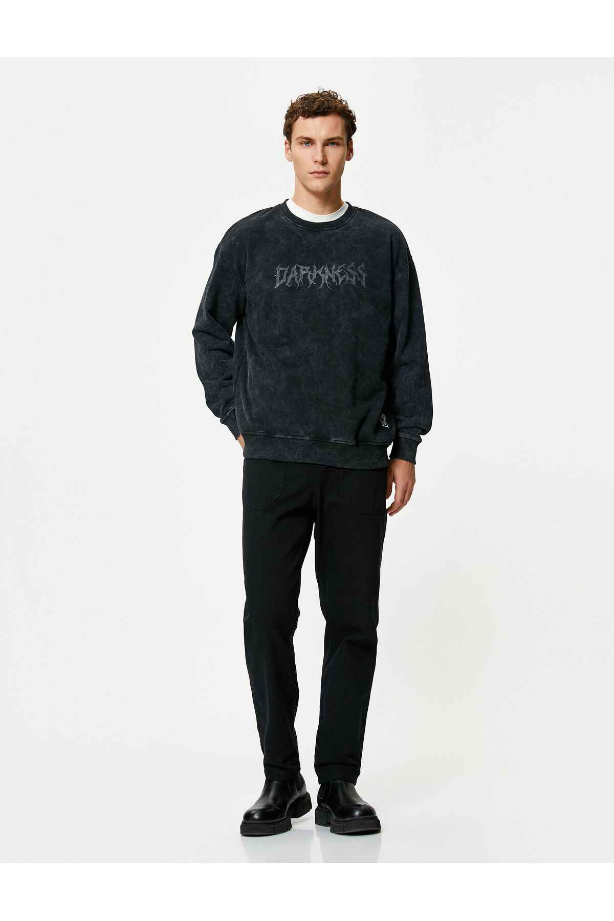 دور کمر شلوار توری جیب پنبه