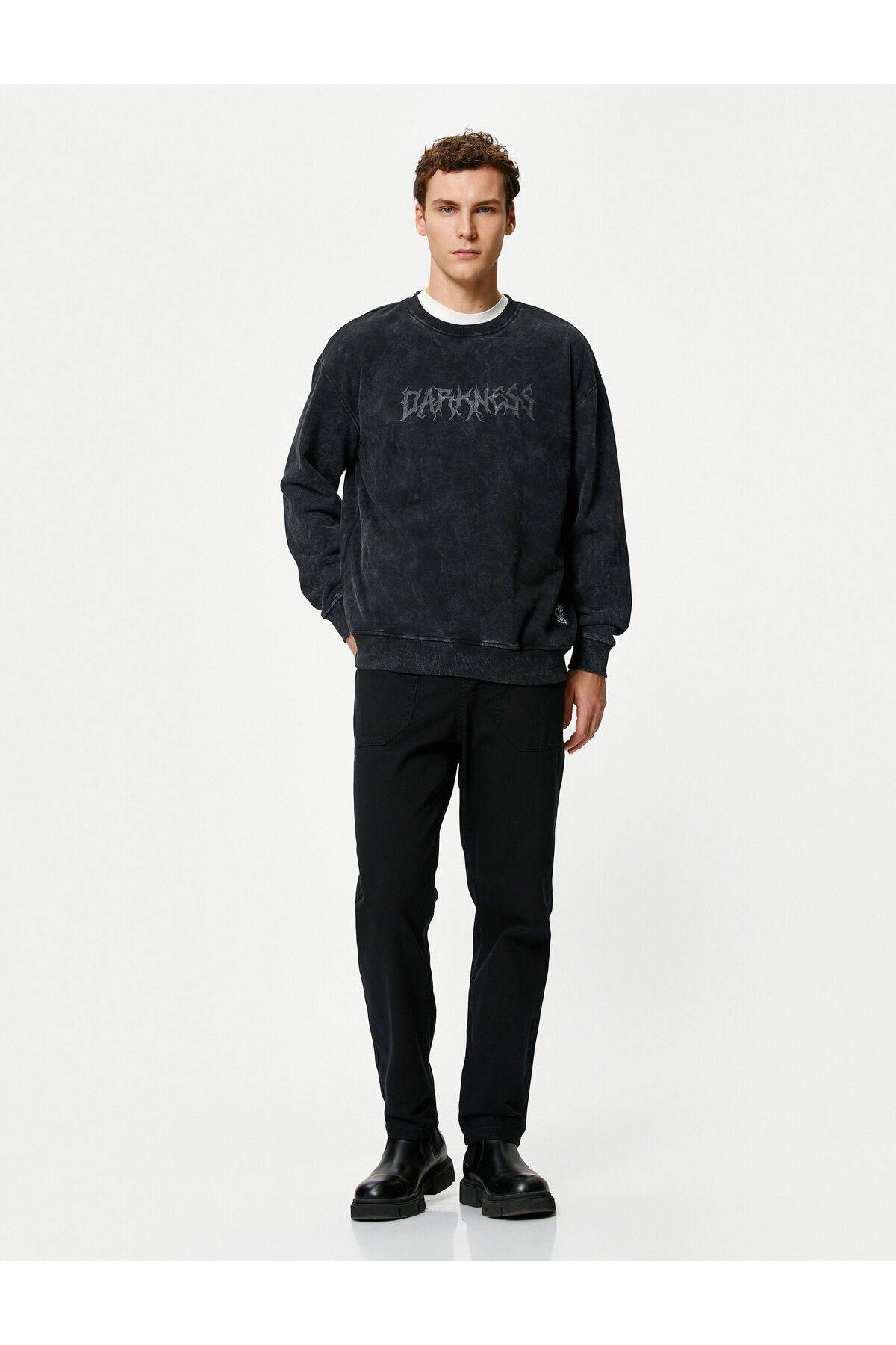 دور کمر شلوار توری جیب پنبه