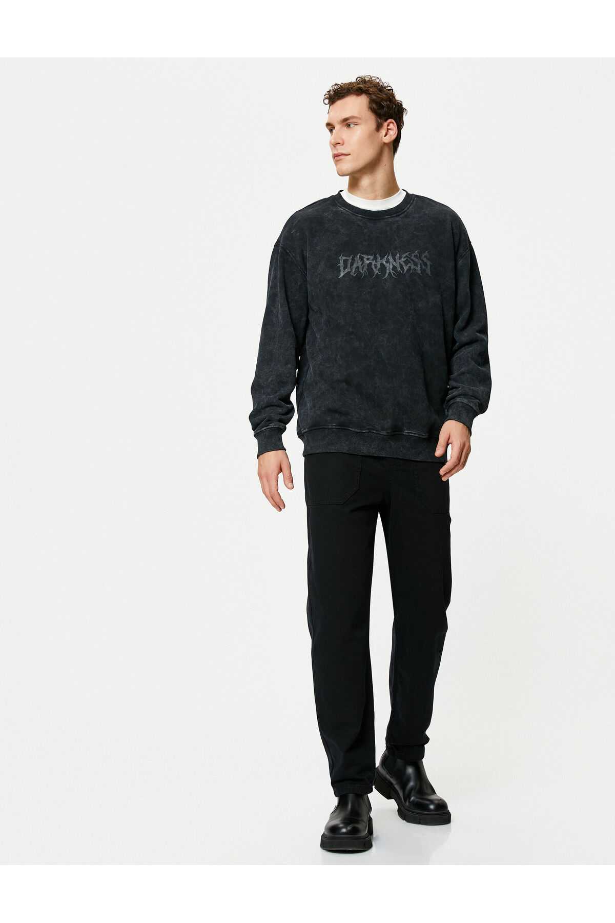 دور کمر شلوار توری جیب پنبه