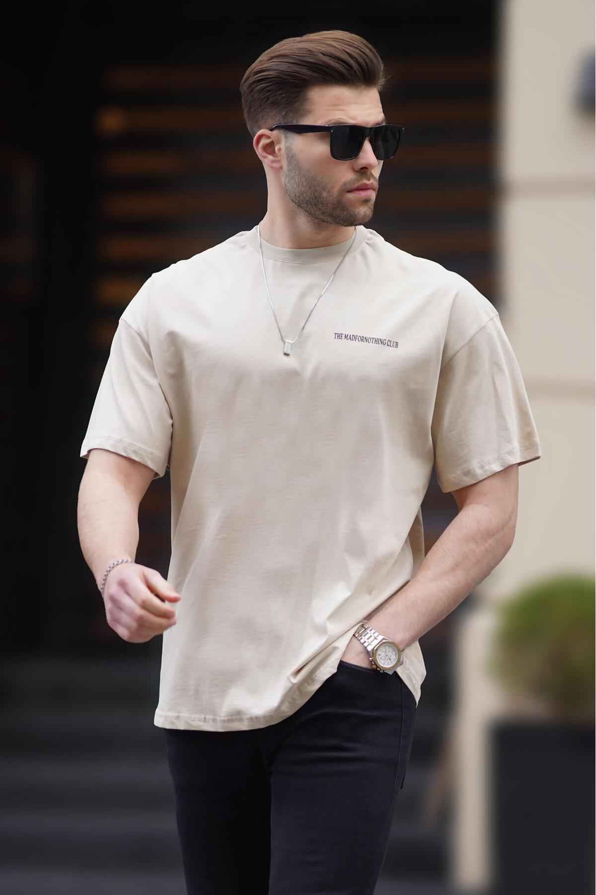 تیشرت مردانه چاپی اورسایز مشکی