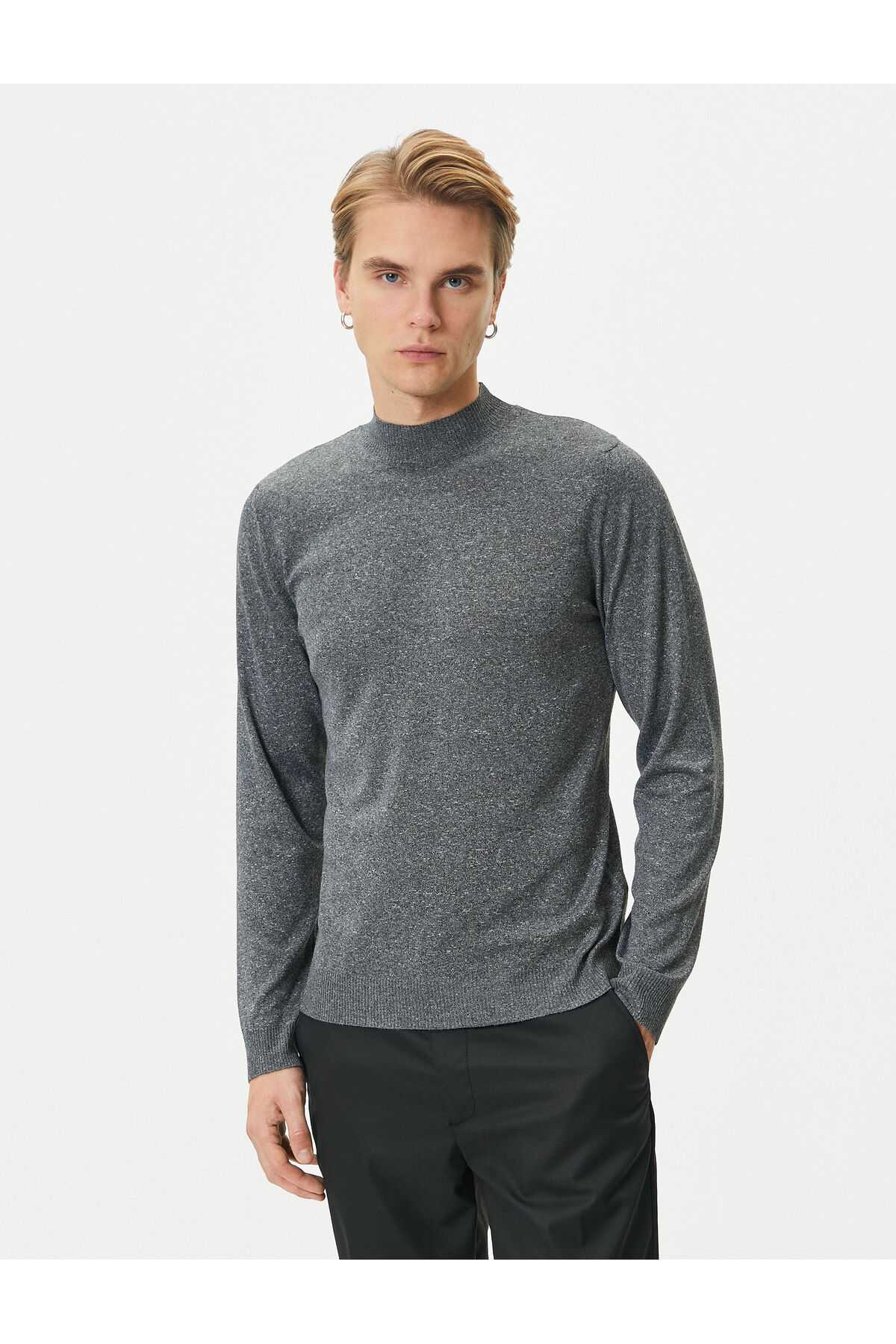 ژاکت نیم یقه یقه اسلیم فیت ذوب شده