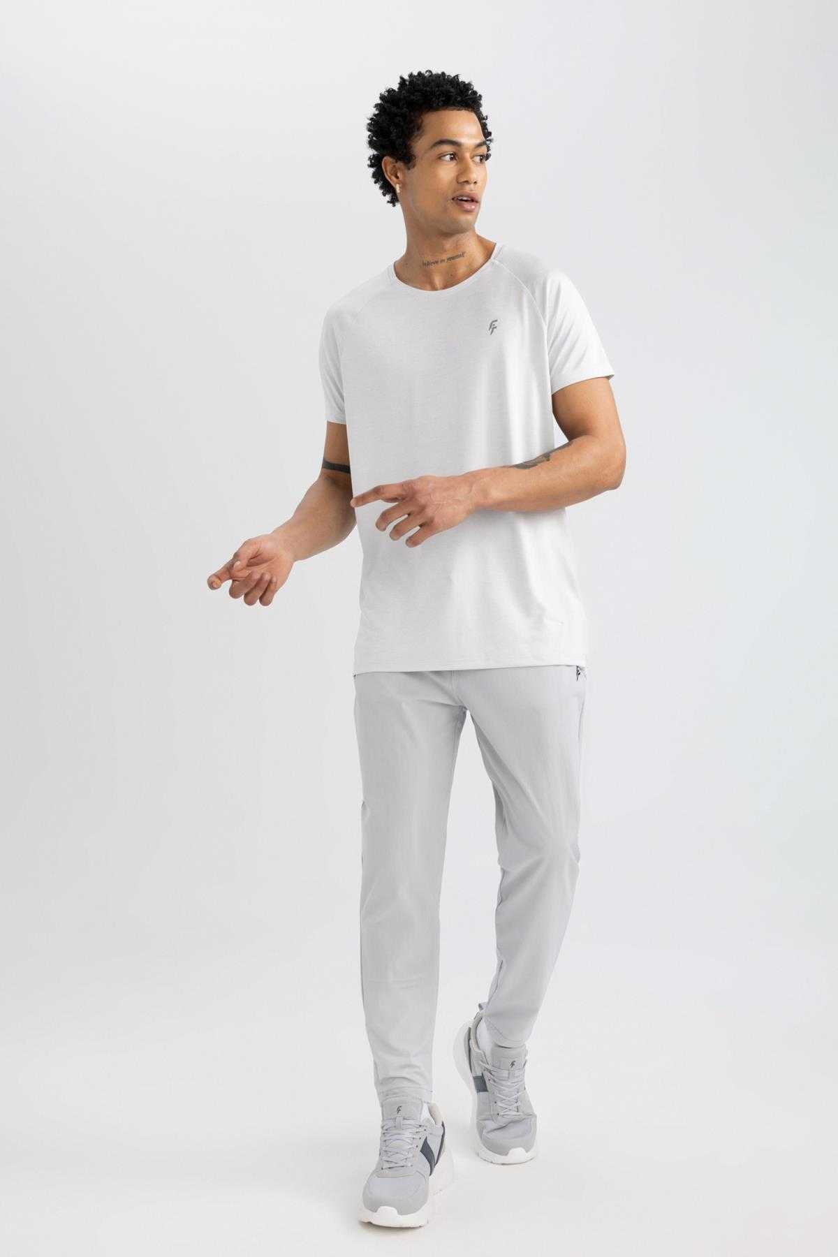 DeFactoFit Slim Fit دو جیب استاندارد ساق بافته جوگر