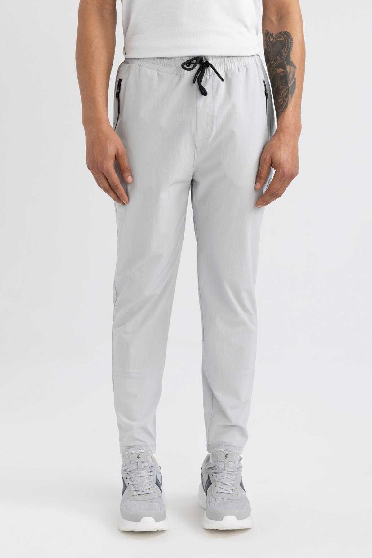 DeFactoFit Slim Fit دو جیب استاندارد ساق بافته جوگر