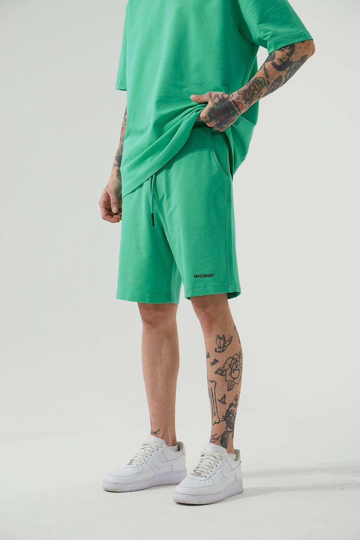 شلوارک ساده خاکستری مردانه