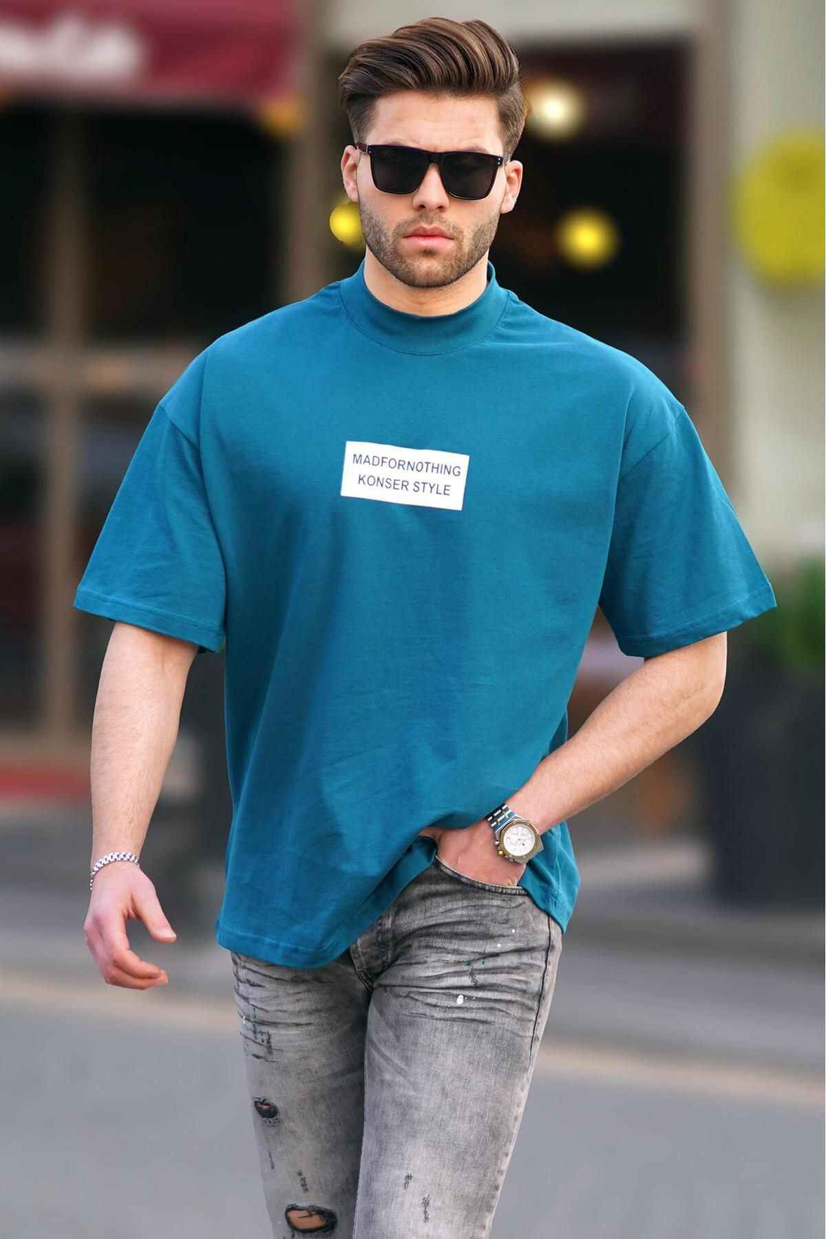 تیشرت مردانه یقه کاذب اور سایز مشکی