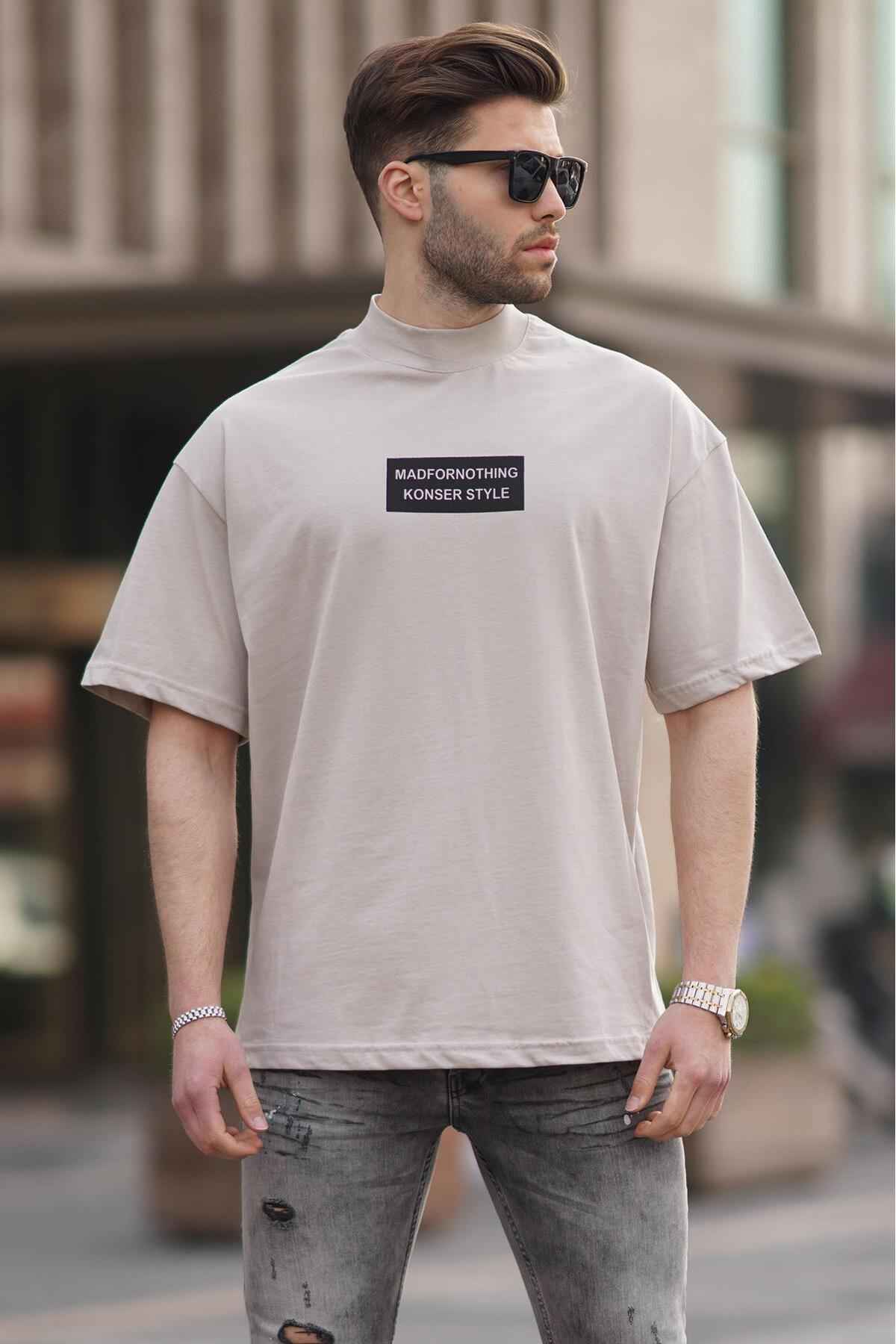 تیشرت مردانه یقه کاذب اور سایز مشکی