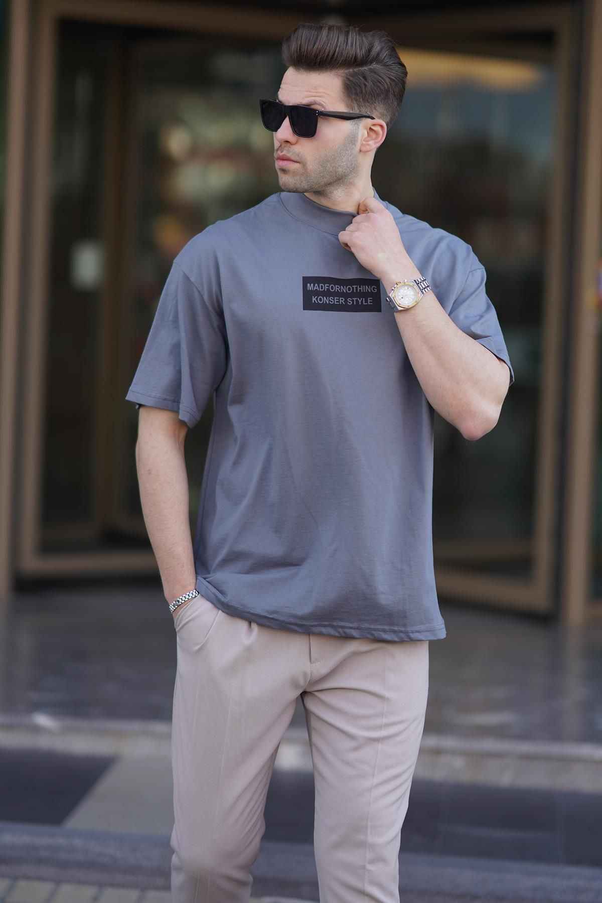 تیشرت مردانه یقه کاذب اور سایز مشکی