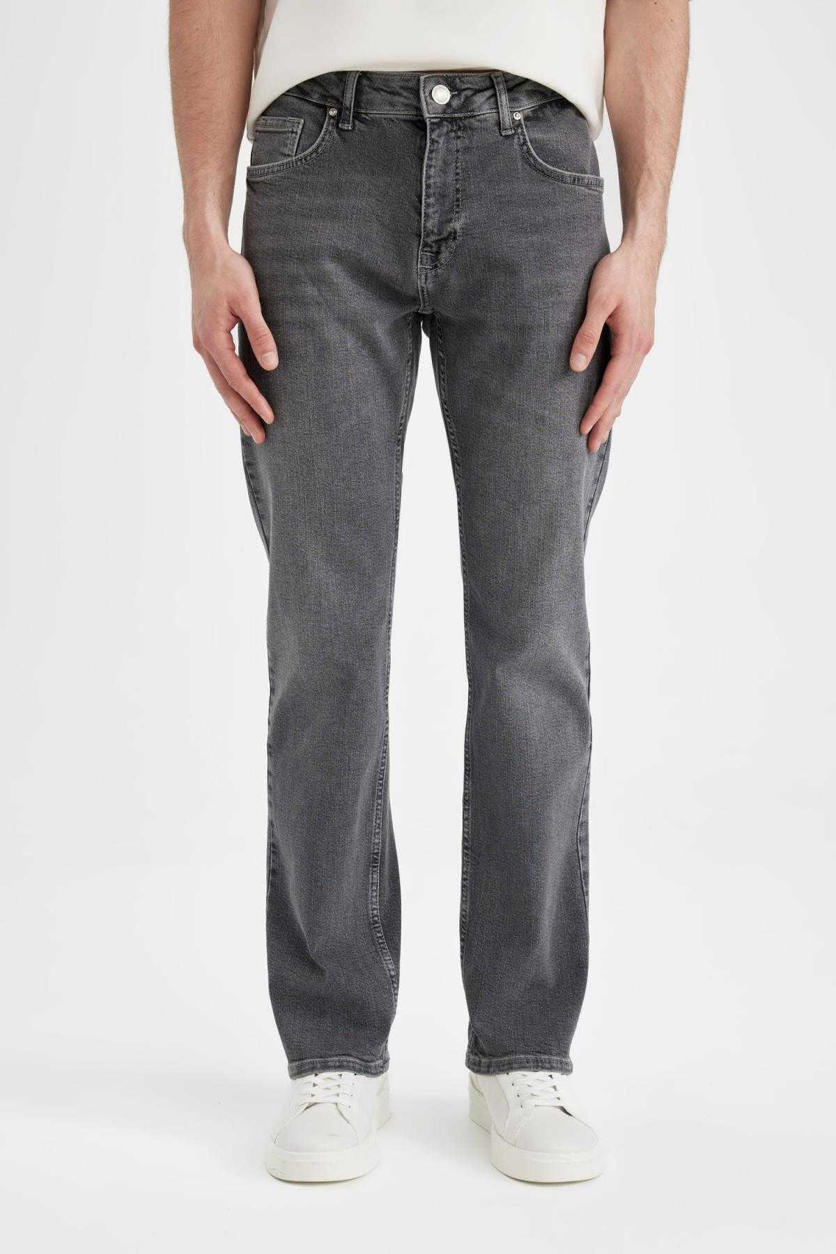 شلوار جین مدل Regular Fit Normal Ford Pipe Leg Jean