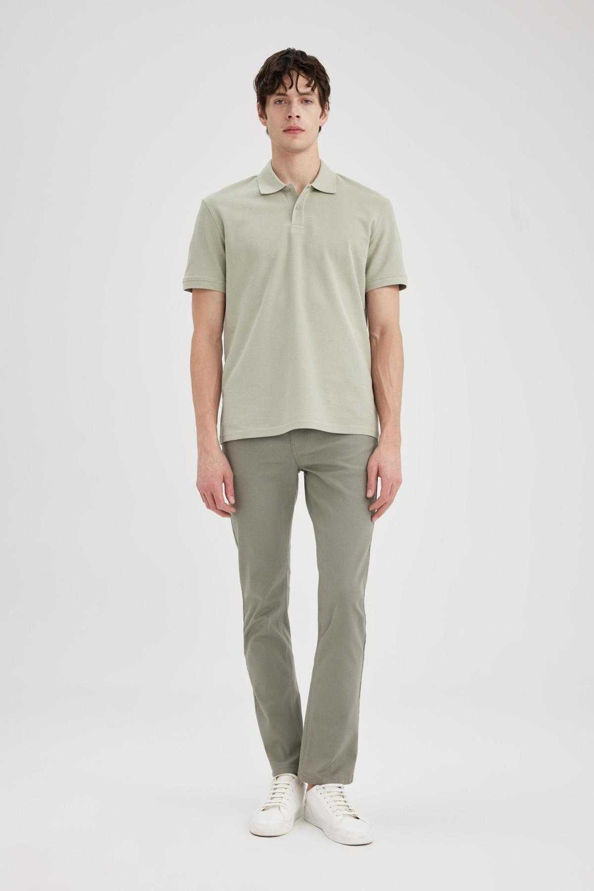 تیشرت پولو یقه ای با تناسب معمولی جدید