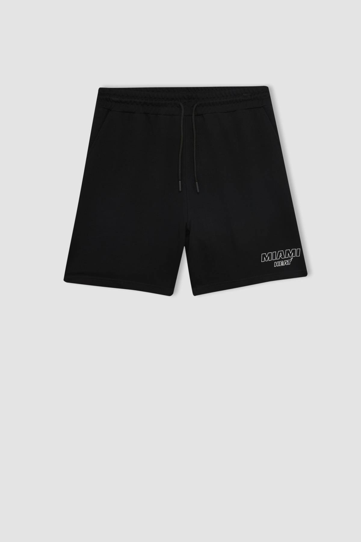 شورت برش استاندارد DeFactoFit NBA Miami Heat