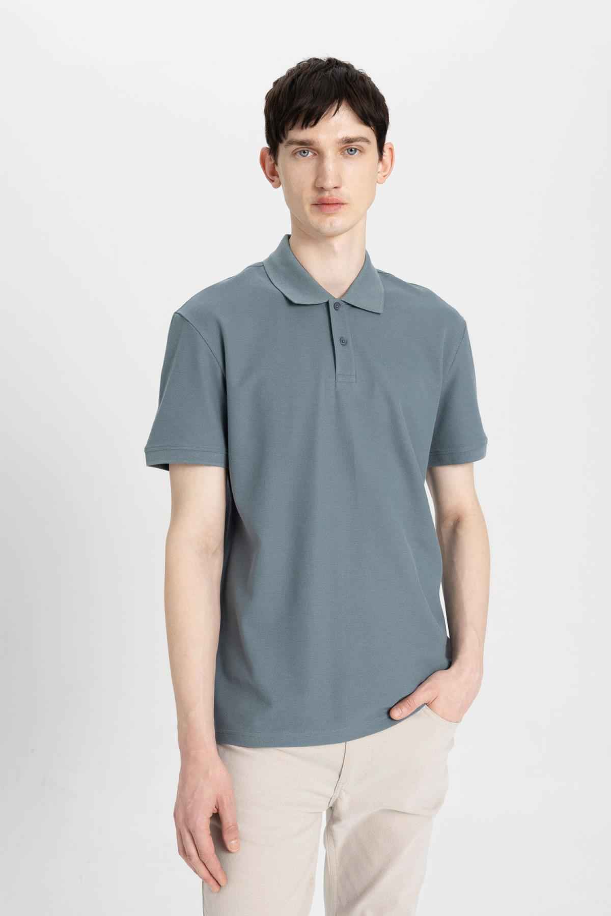 تیشرت پولو یقه ای با تناسب معمولی جدید