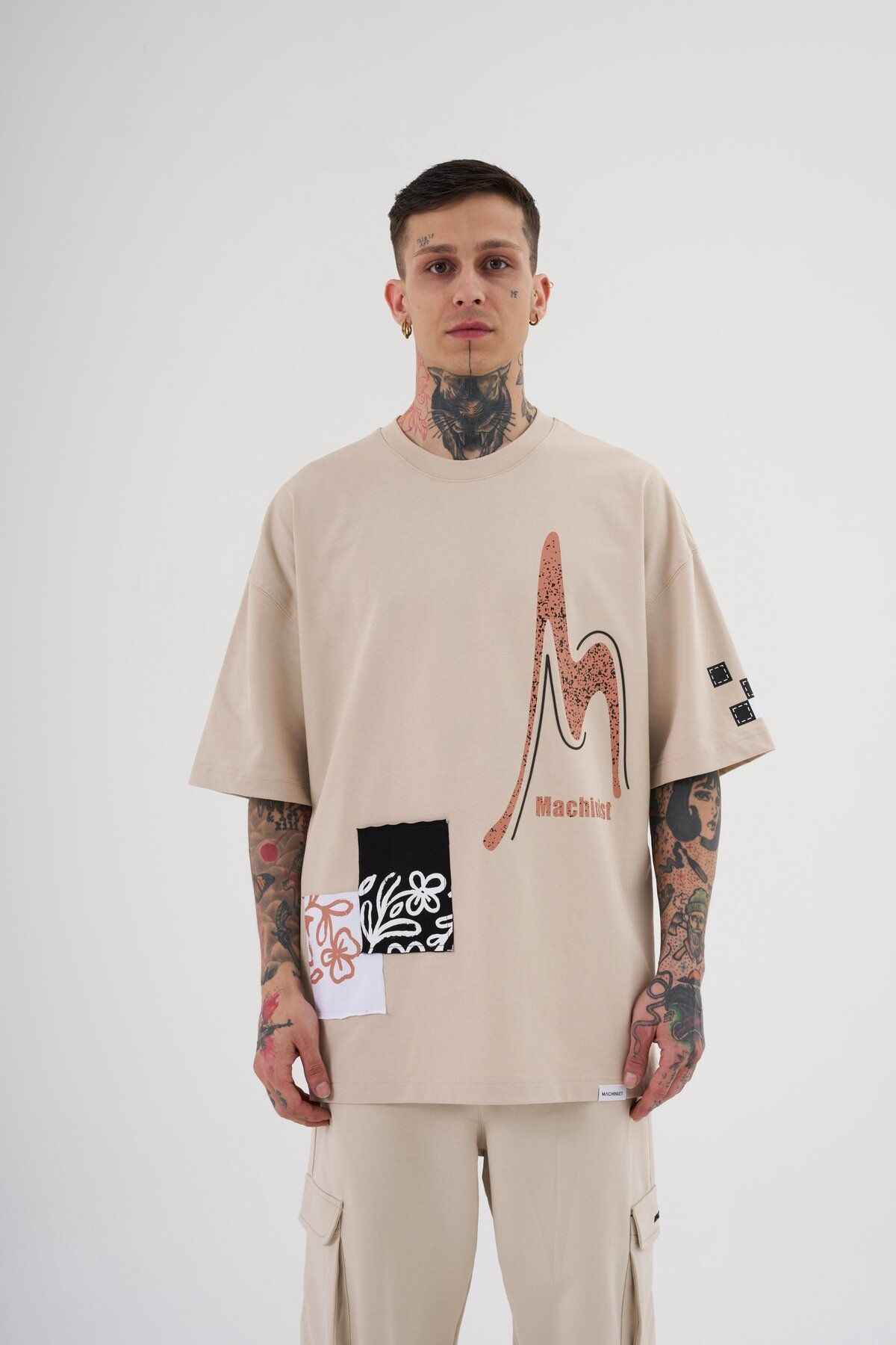 تیشرت مردانه سبز روشن با چاپ هرگز تا دیر نشده