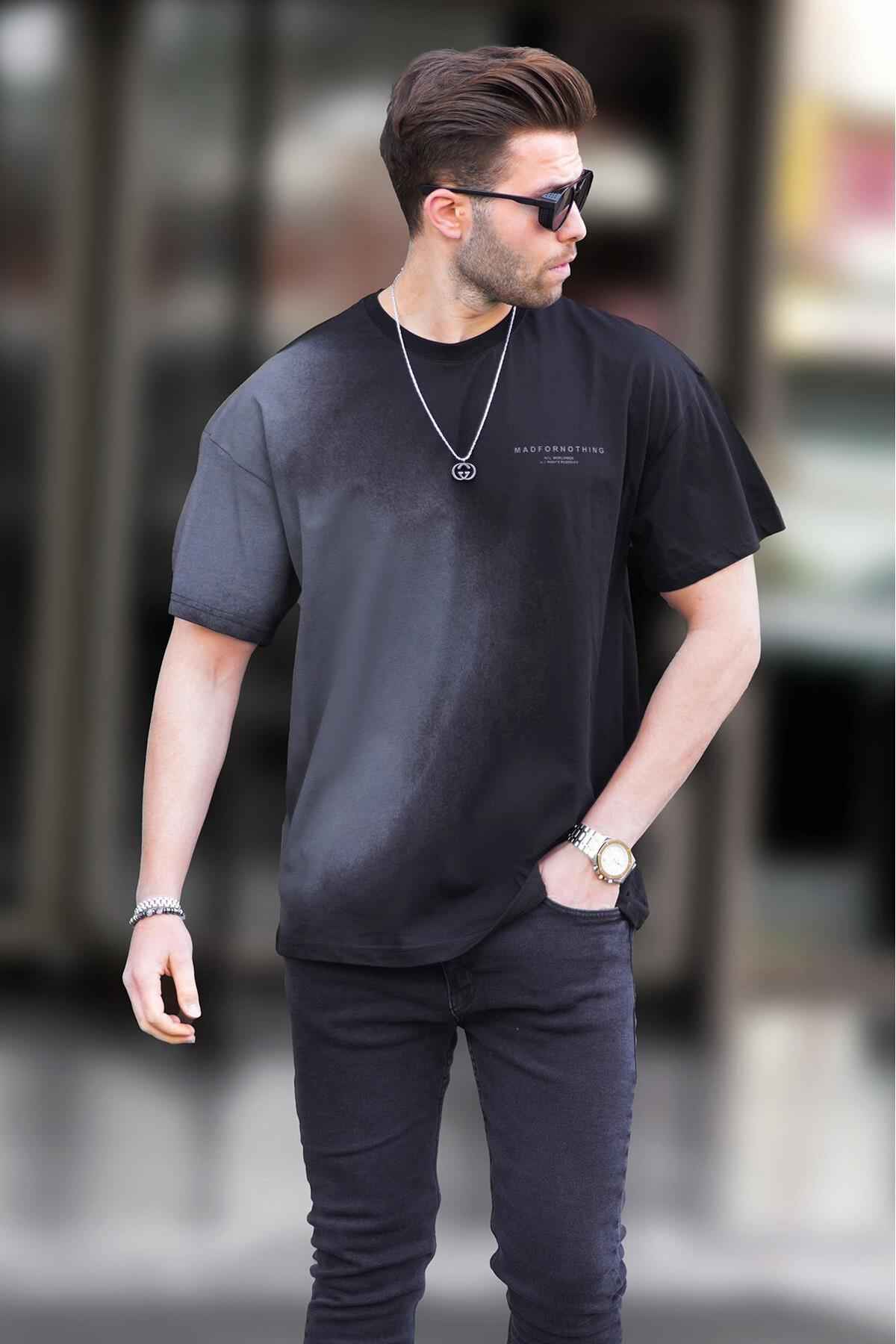 تیشرت مردانه یقه دودی چاپ شده