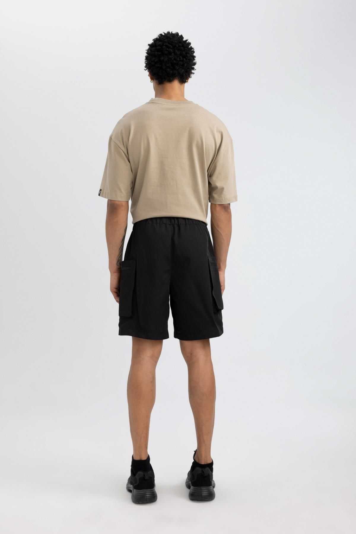 شورت بافته شده DeFactoFit Oversize Fit