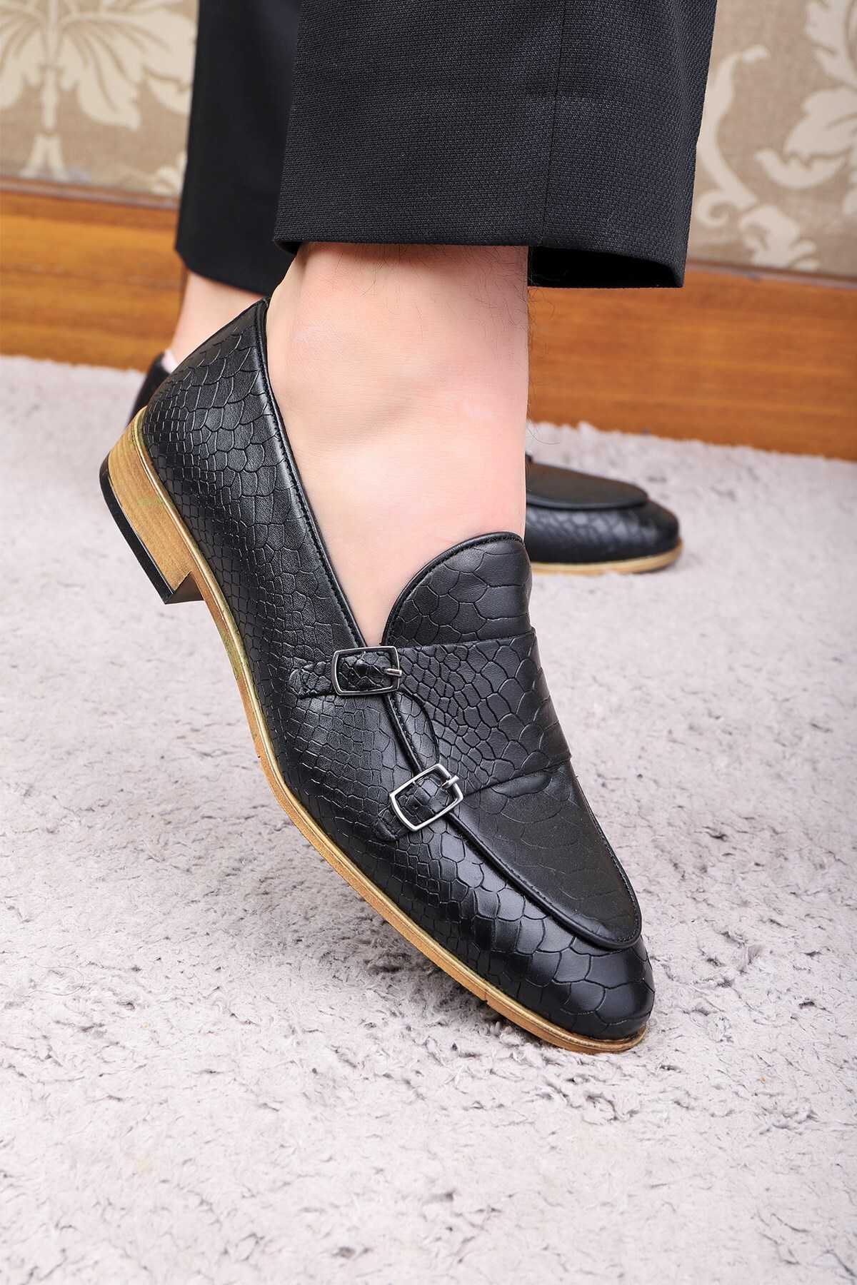 کفش کلاسیک مردانه چرم اصل Vodina، کفش کلاسیک لوفر