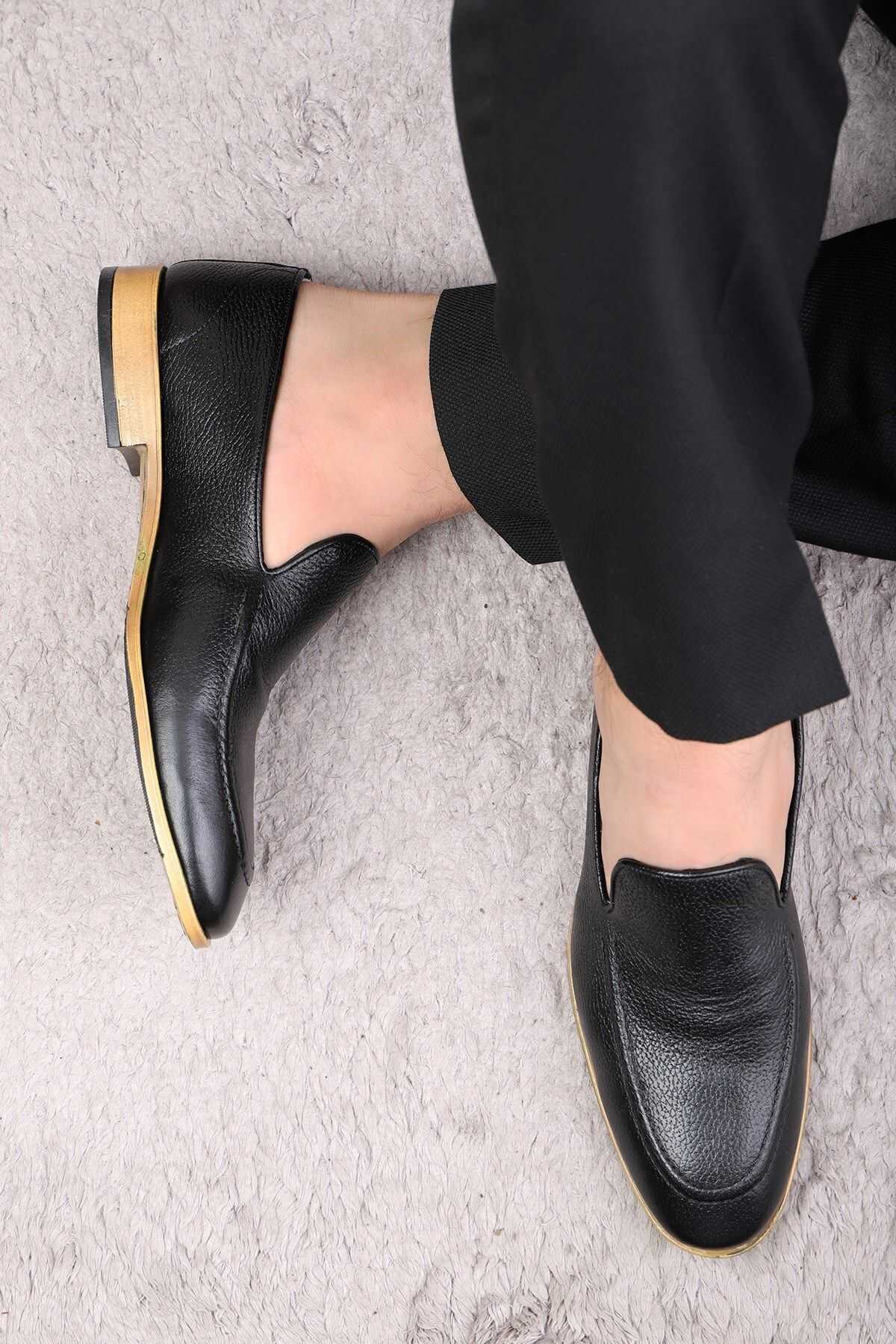 کفش کلاسیک مردانه چرم اصل فلاویا، کفش کلاسیک لوفر