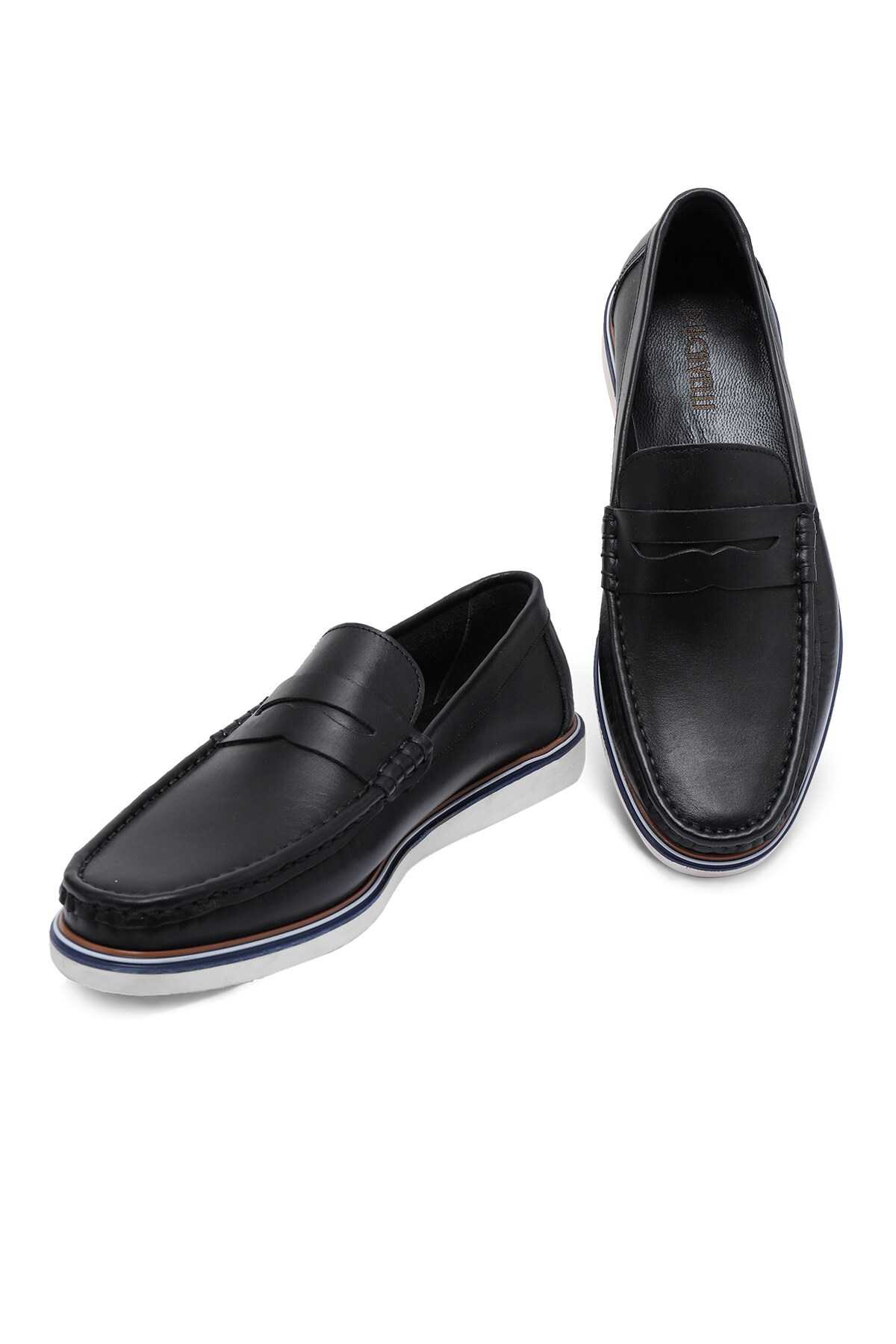 کفش راحتی مردانه چرم اصل ویتوریا کفش لوفر