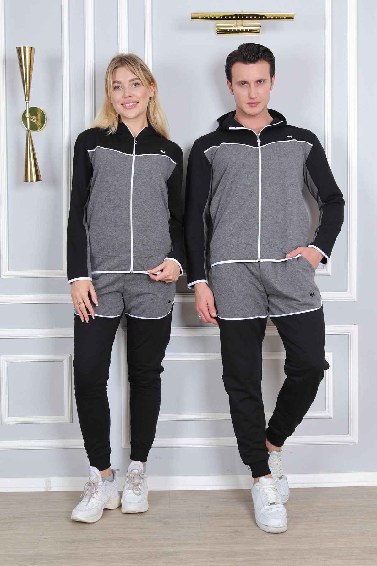 لباس ورزشی اسپرت - ست لباس خواب آستین بلند دو نخ (ضخیم) - گلدوزی شده - قیمت برای یک نفر