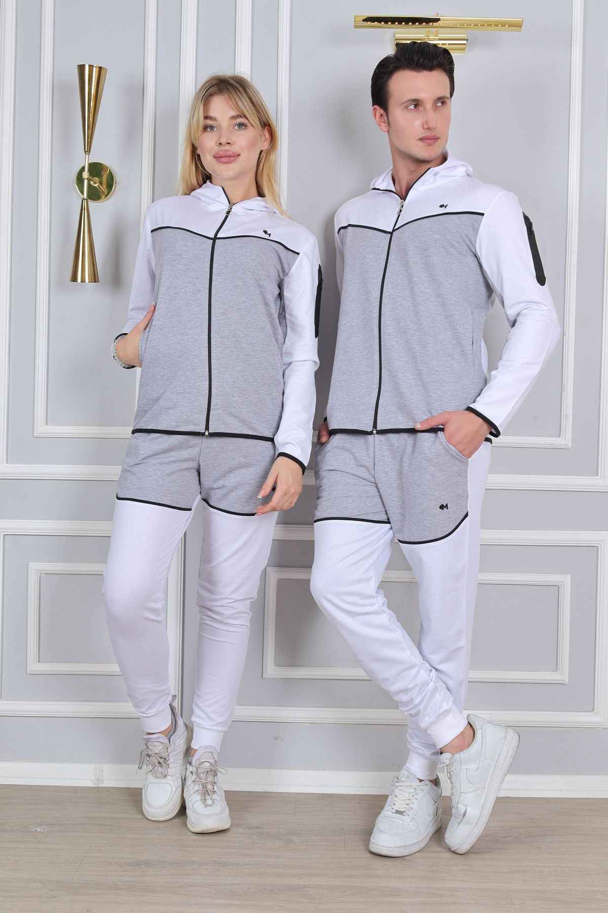 لباس ورزشی اسپرت - ست لباس خواب آستین بلند دو نخ (ضخیم) - گلدوزی شده - قیمت برای یک نفر