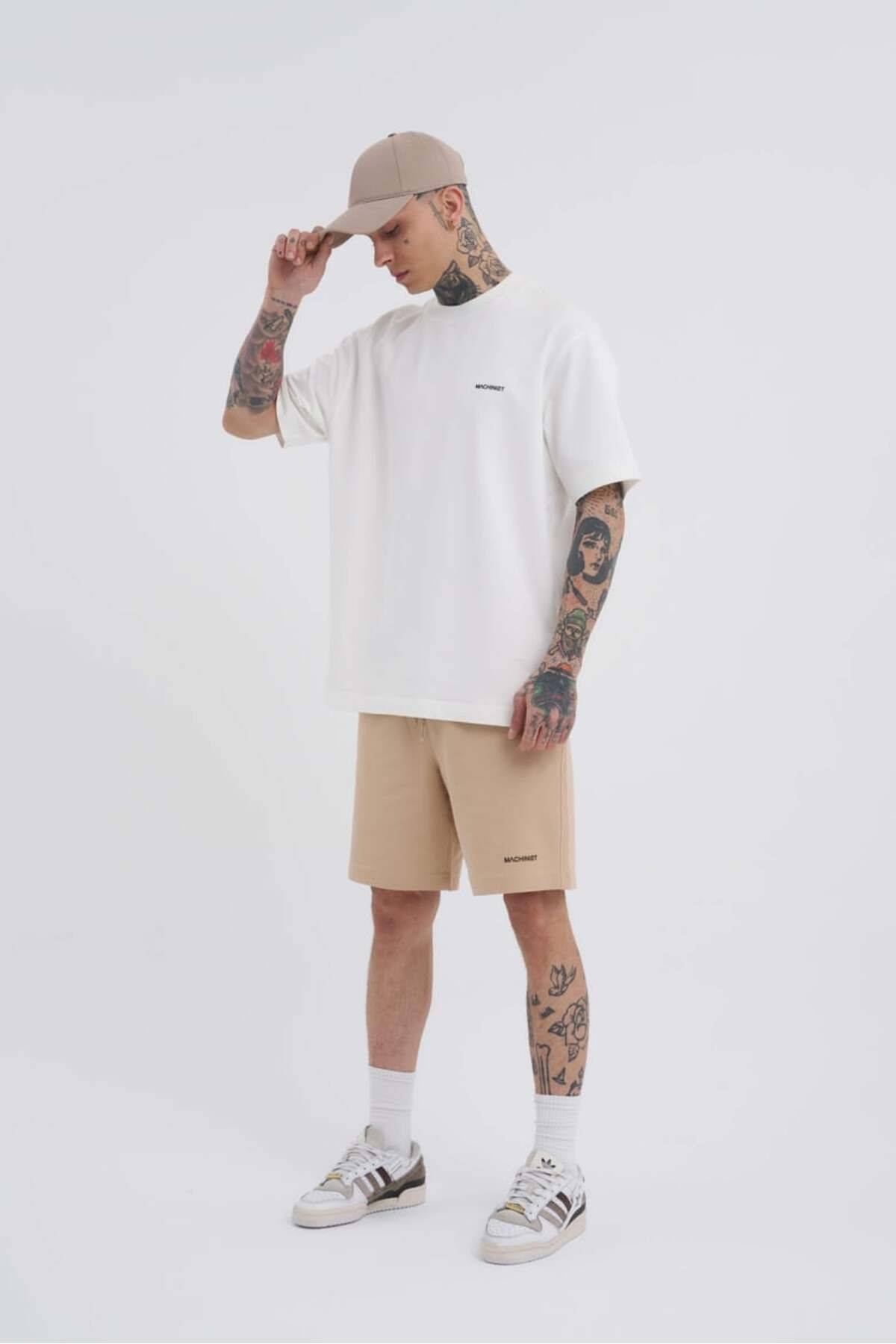 شلوارک ساده خاکستری مردانه