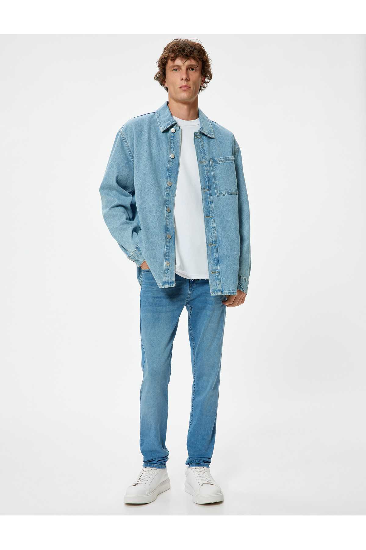 شلوار جین Skinny Fit - Michael Jean