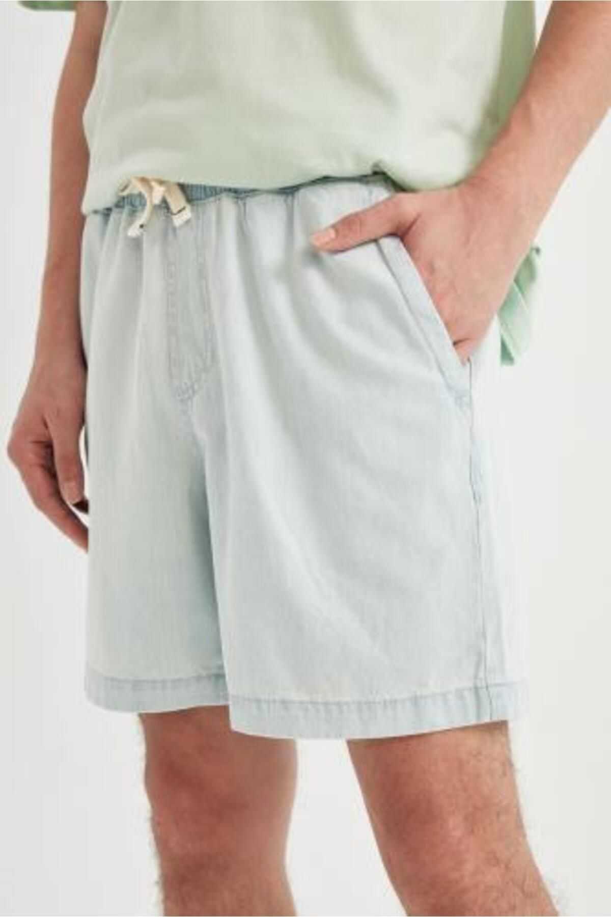 شلوارک جین برمودا Relax Fit